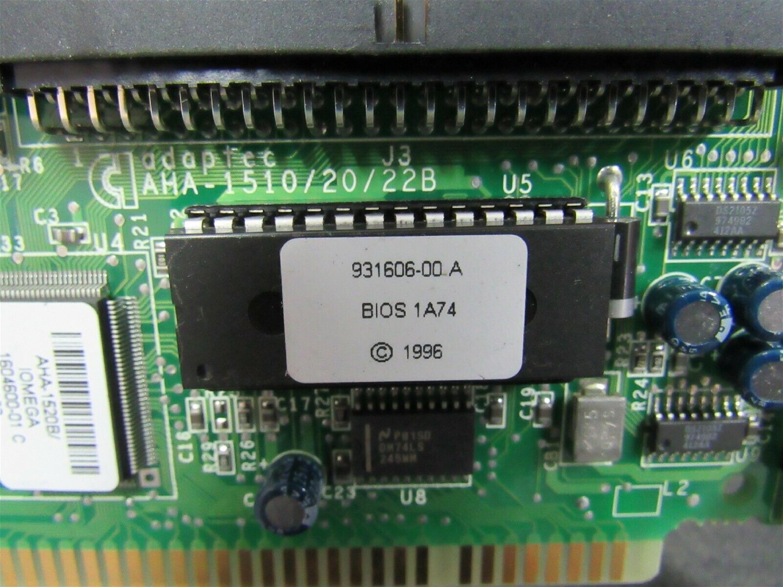 ADAPTEC 967707-00 HARD DRIVE AND FLOPPY CONTROLLER CARD