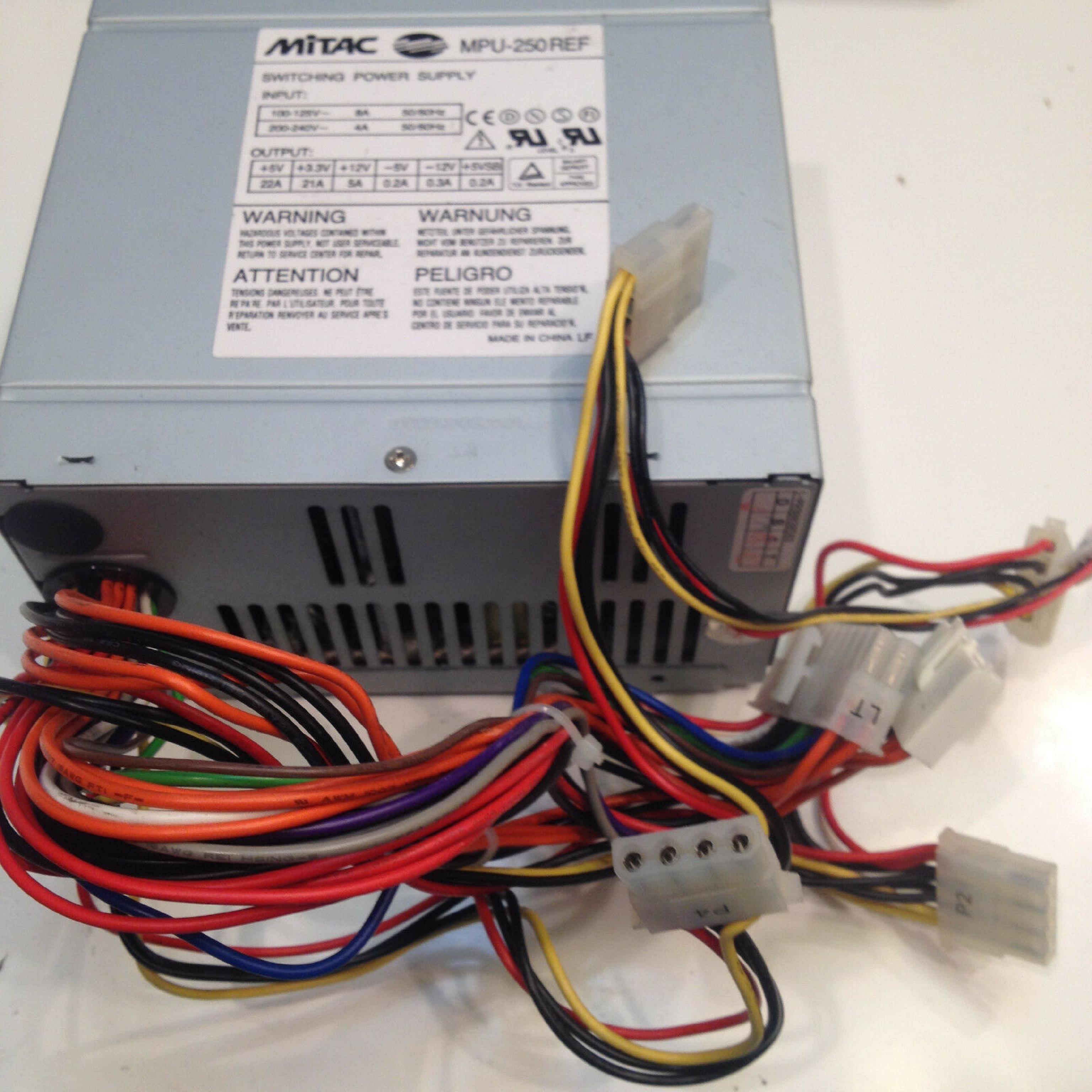 MITAC MPU-250REF 250W POWER SUPPLY