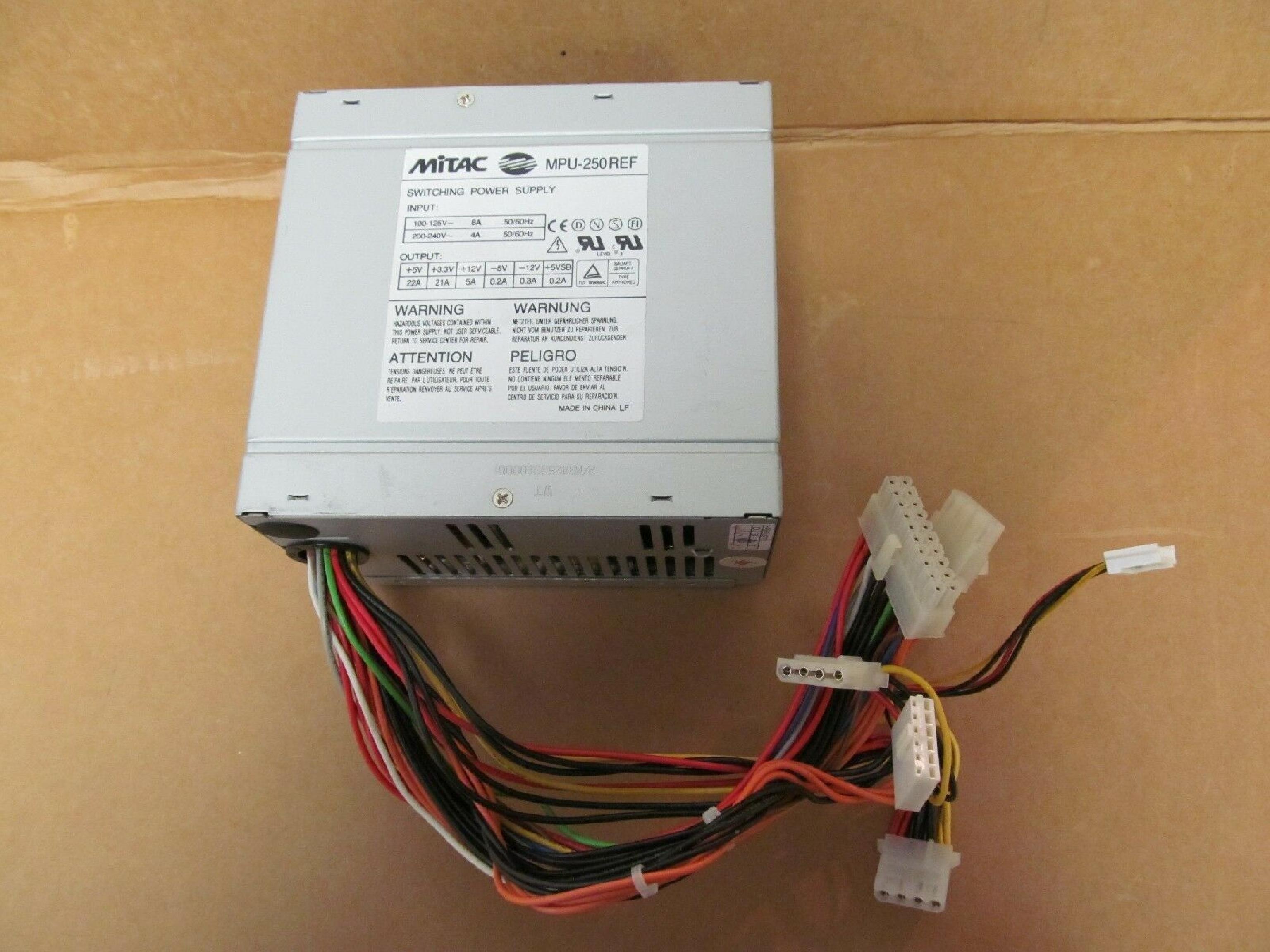 MITAC MPU-250REF 250W POWER SUPPLY