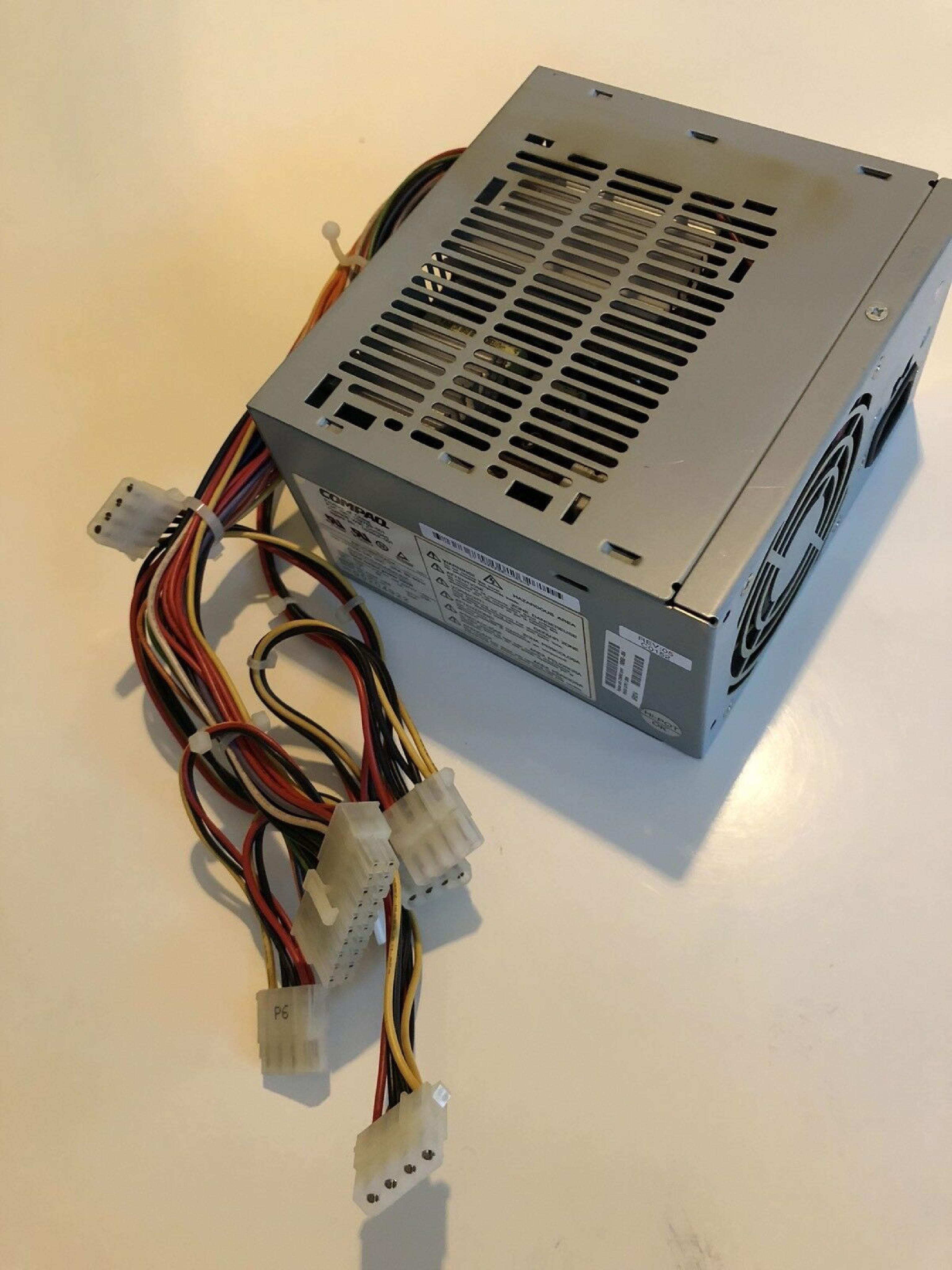 COMPAQ / HEWLETT PACKARD / HP 152769-001 250W POWER SUPPLY ATX 20PIN 5