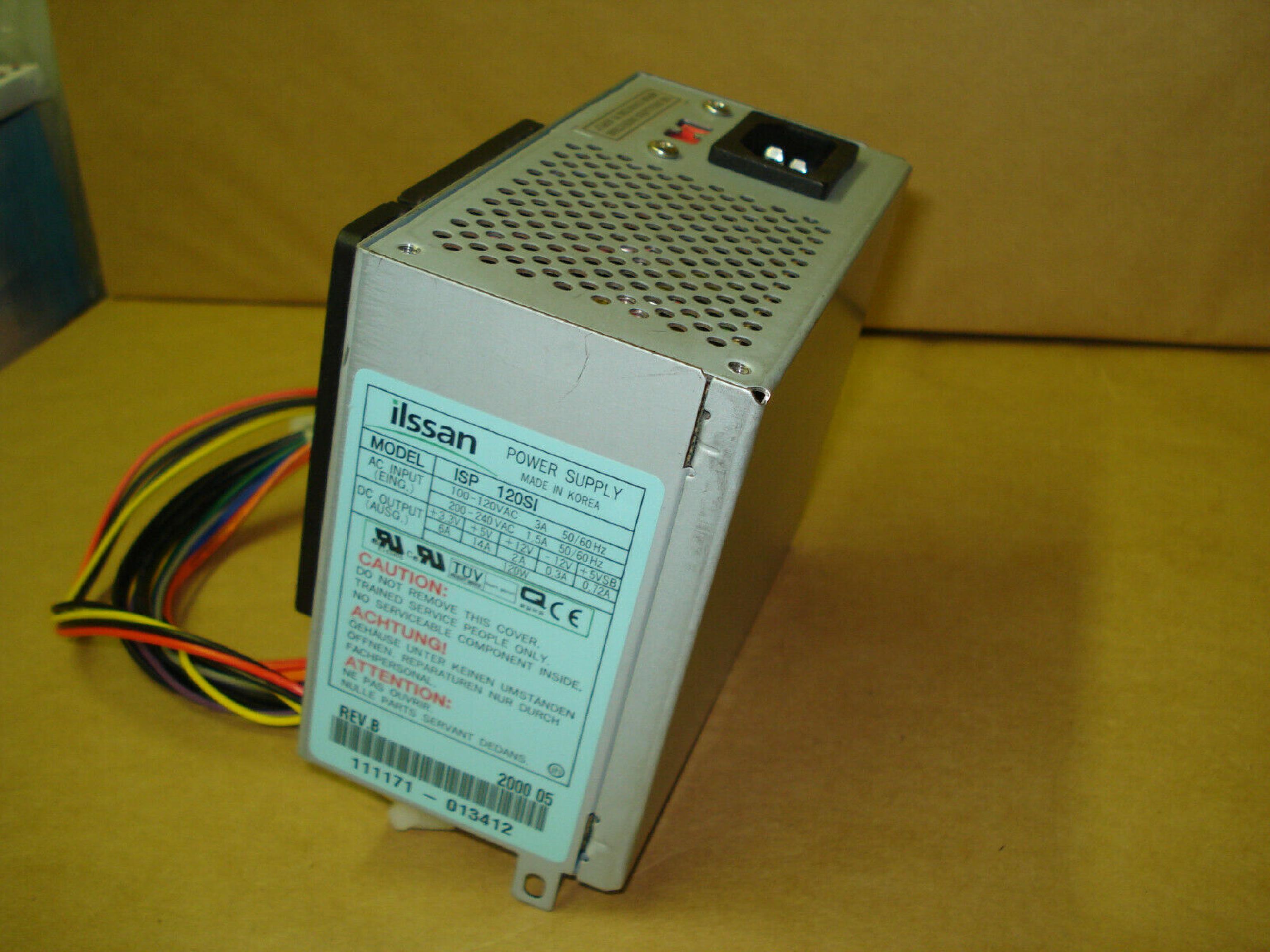 ILSSAM / ILSSAN ISP 120SI 120W POWER SUPPLY MICRO ATX 20PIN