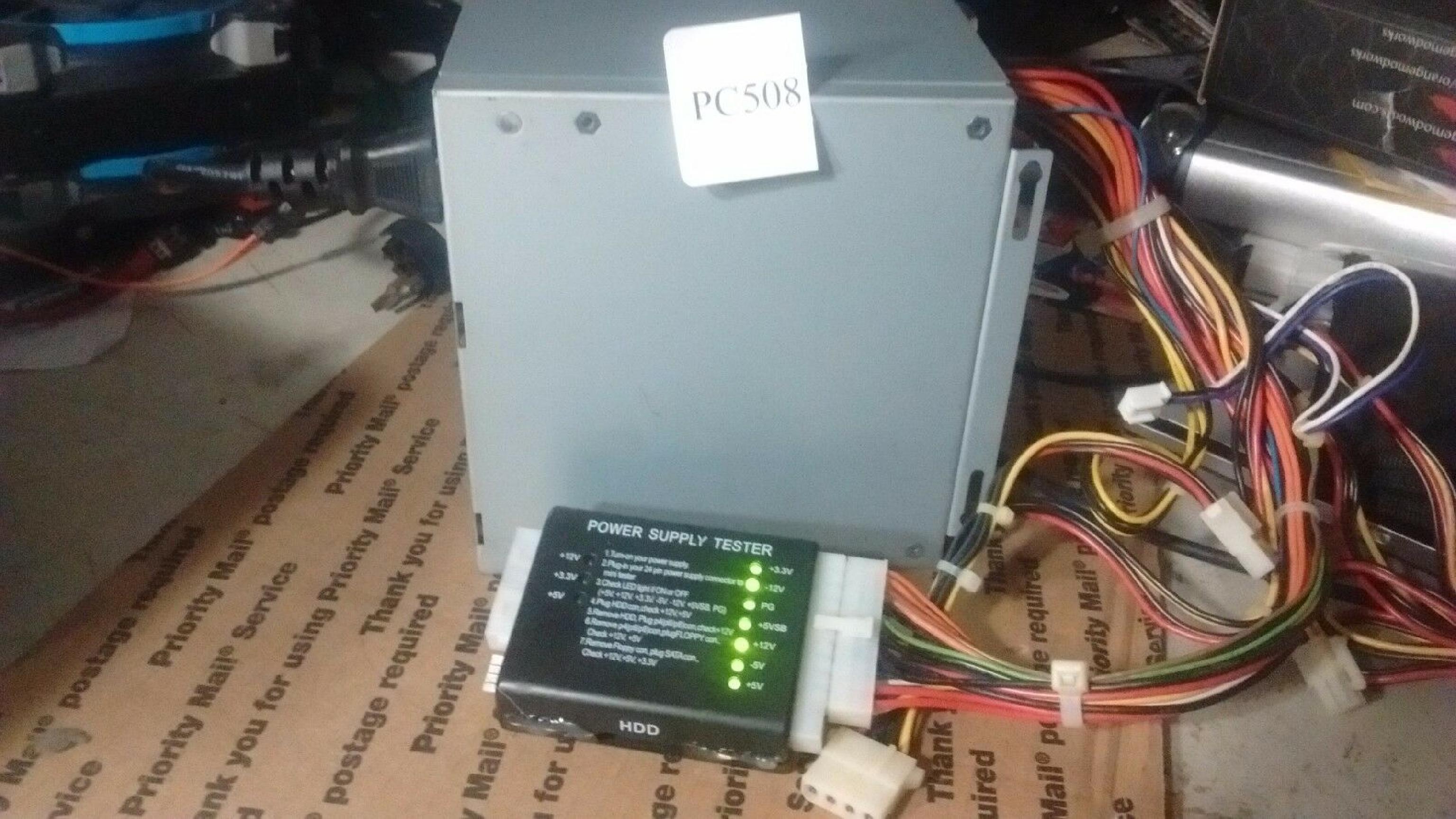 ACER / AOPEN / FSP GROUP / SPARKLE POWER INTL LTD / POWER MAN / YATE LOON / ACER / POWERMAN / ACER FSP250-60GTA 250W ATX POWER SUPPLY 20PIN 5 MOLEX 2 BERG WITH REAR SWITCH