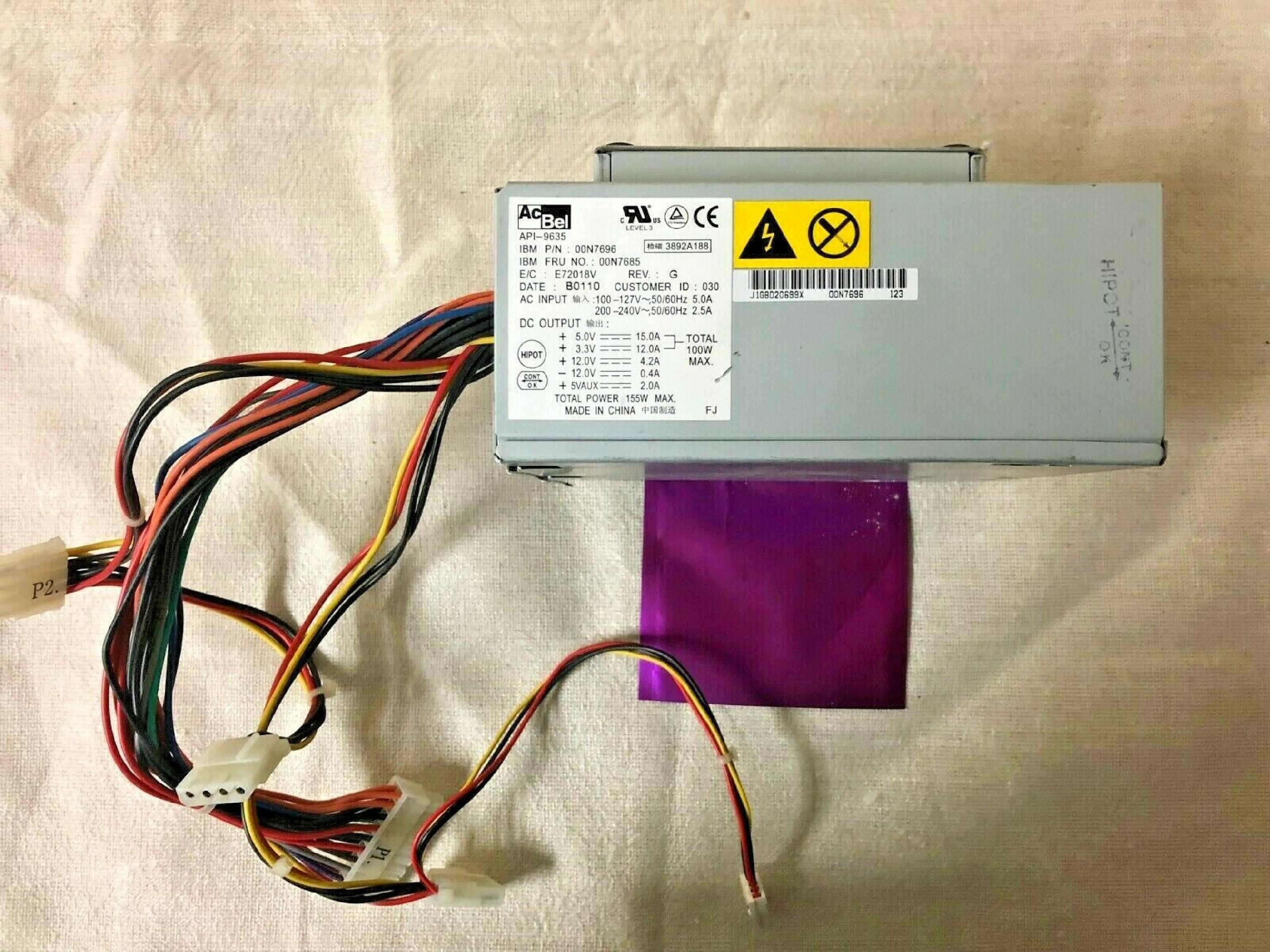 ACBEL API-9635 155W POWER SUPPLY ATX