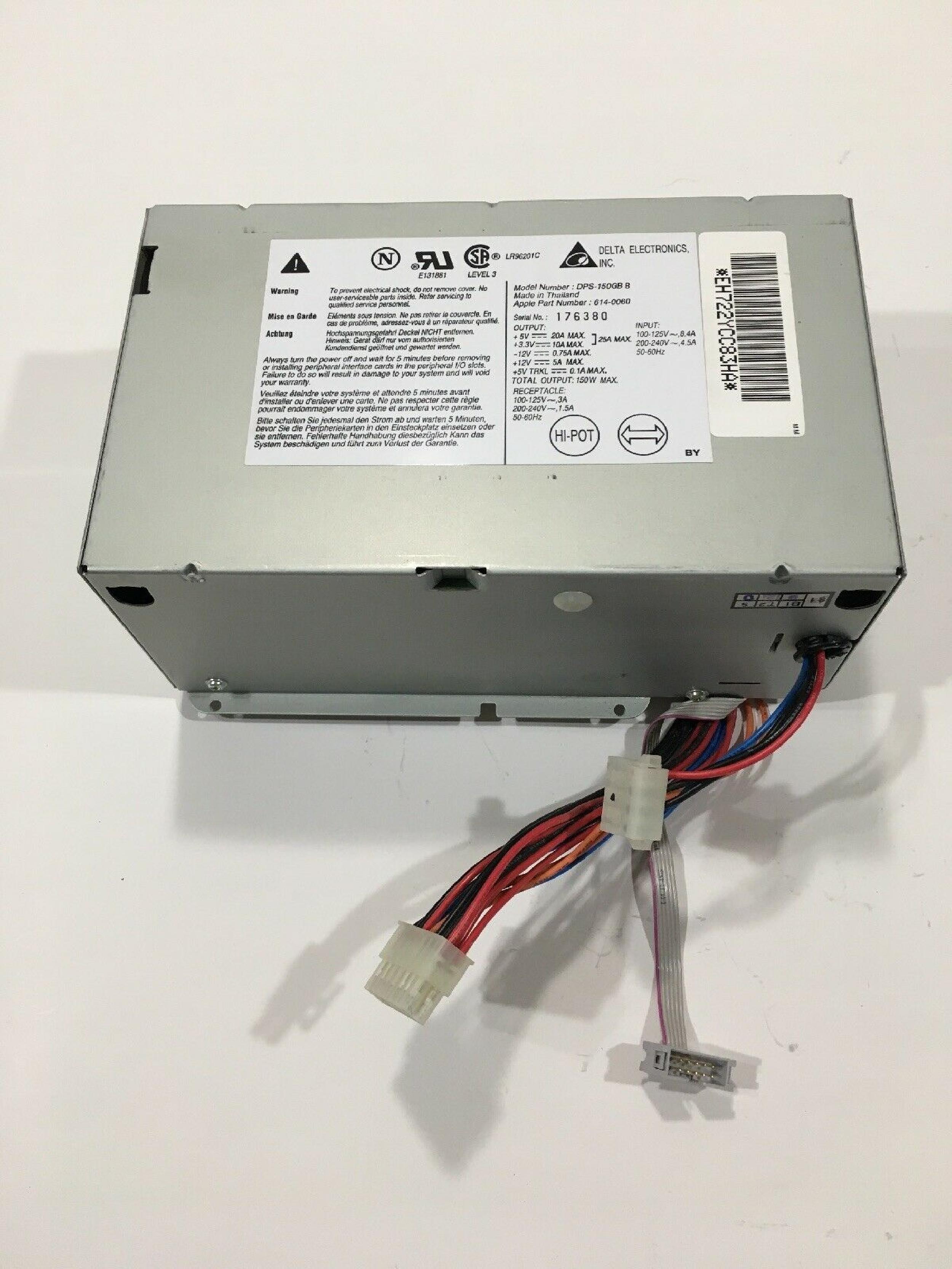 DELTA ELECTRONICS INC DPS-150GB B 150W POWER SUPPLY 150 WATT