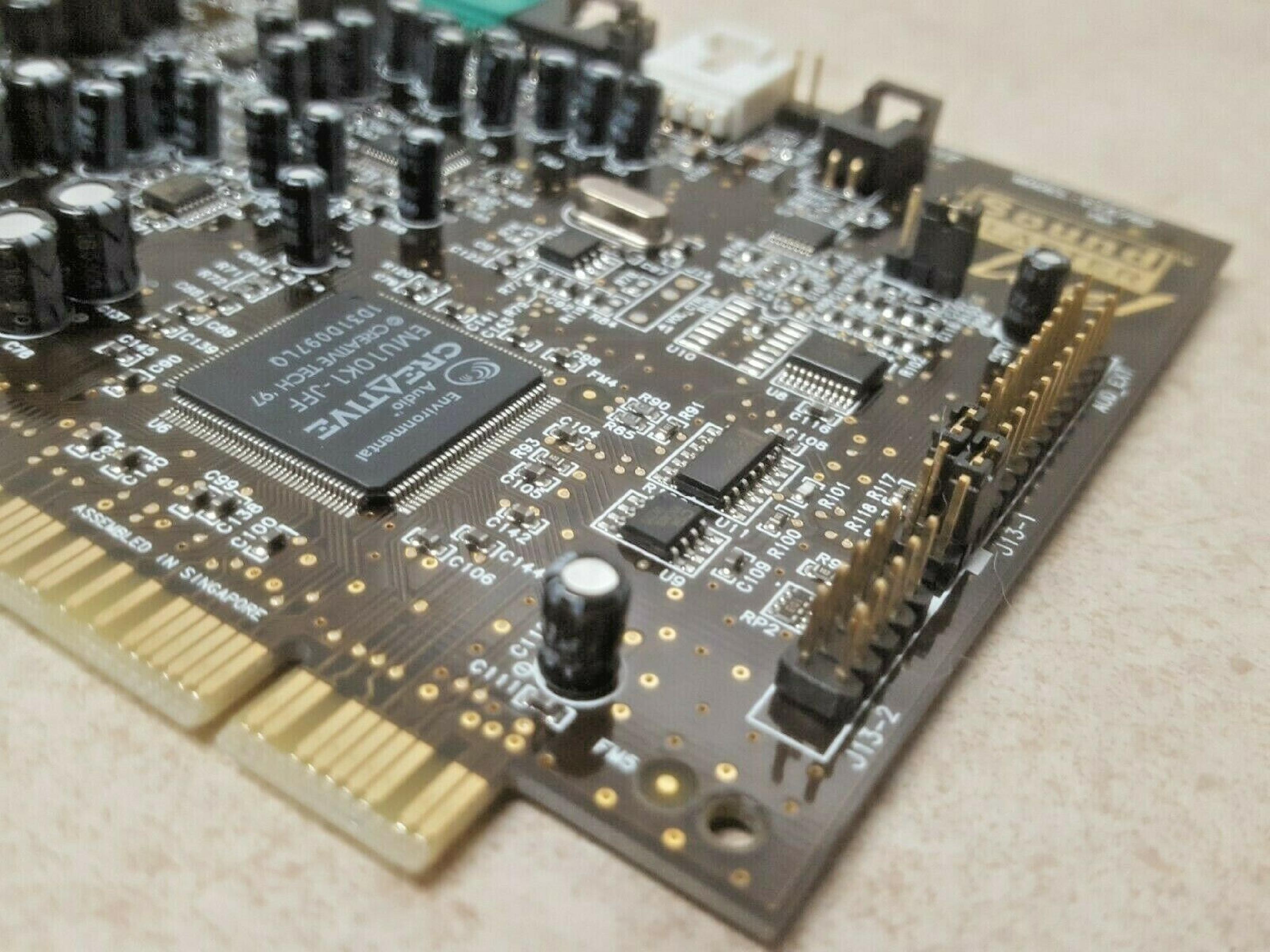 CREATIVE LABS CT4780 PCI SOUND CARD BLASTER LIVE 5.1 AUDIO