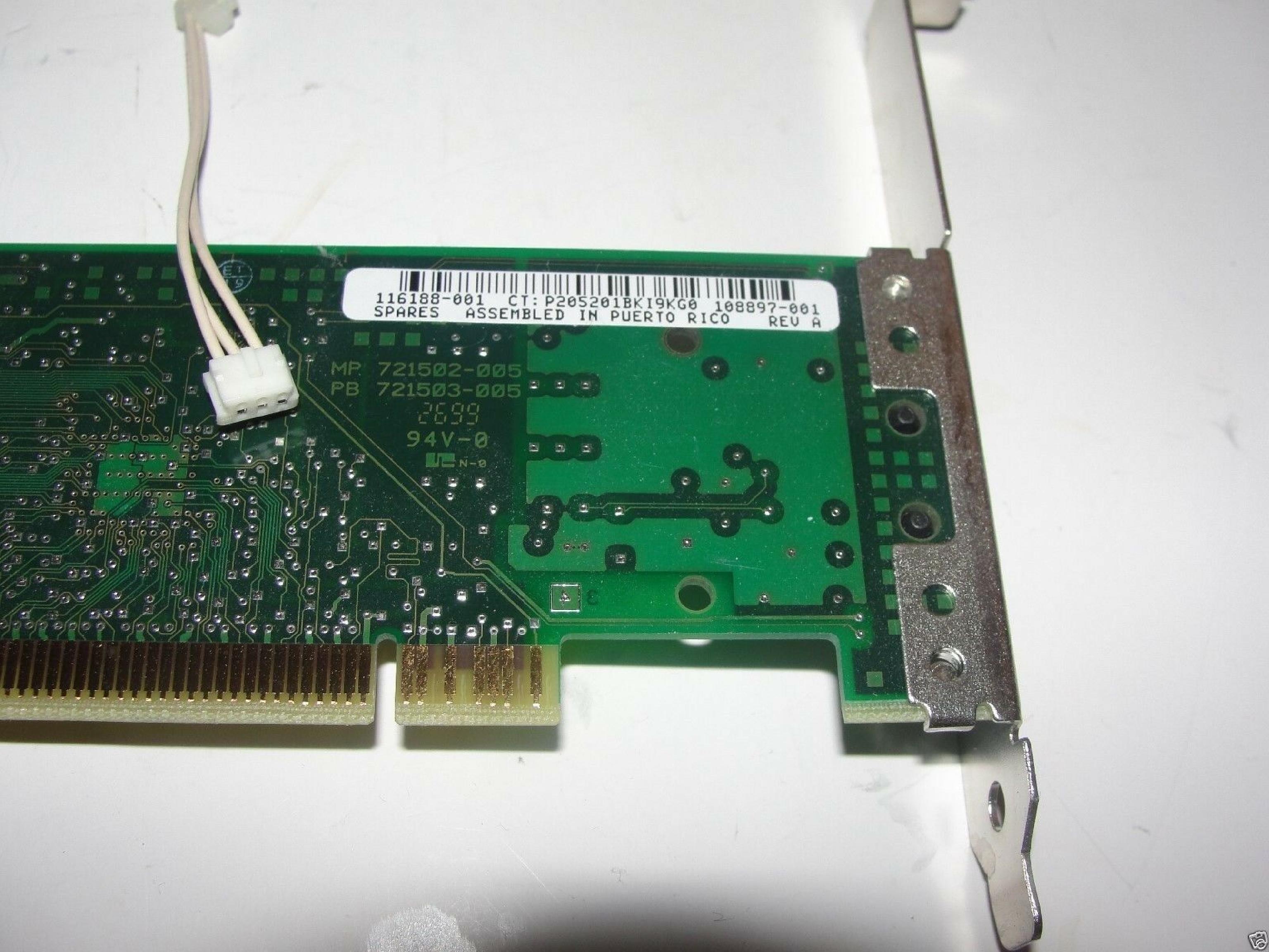 COMPAQ / HEWLETT PACKARD / HP 108897-001 PCI 10/100 BASE TX LAN NETWORK CARD