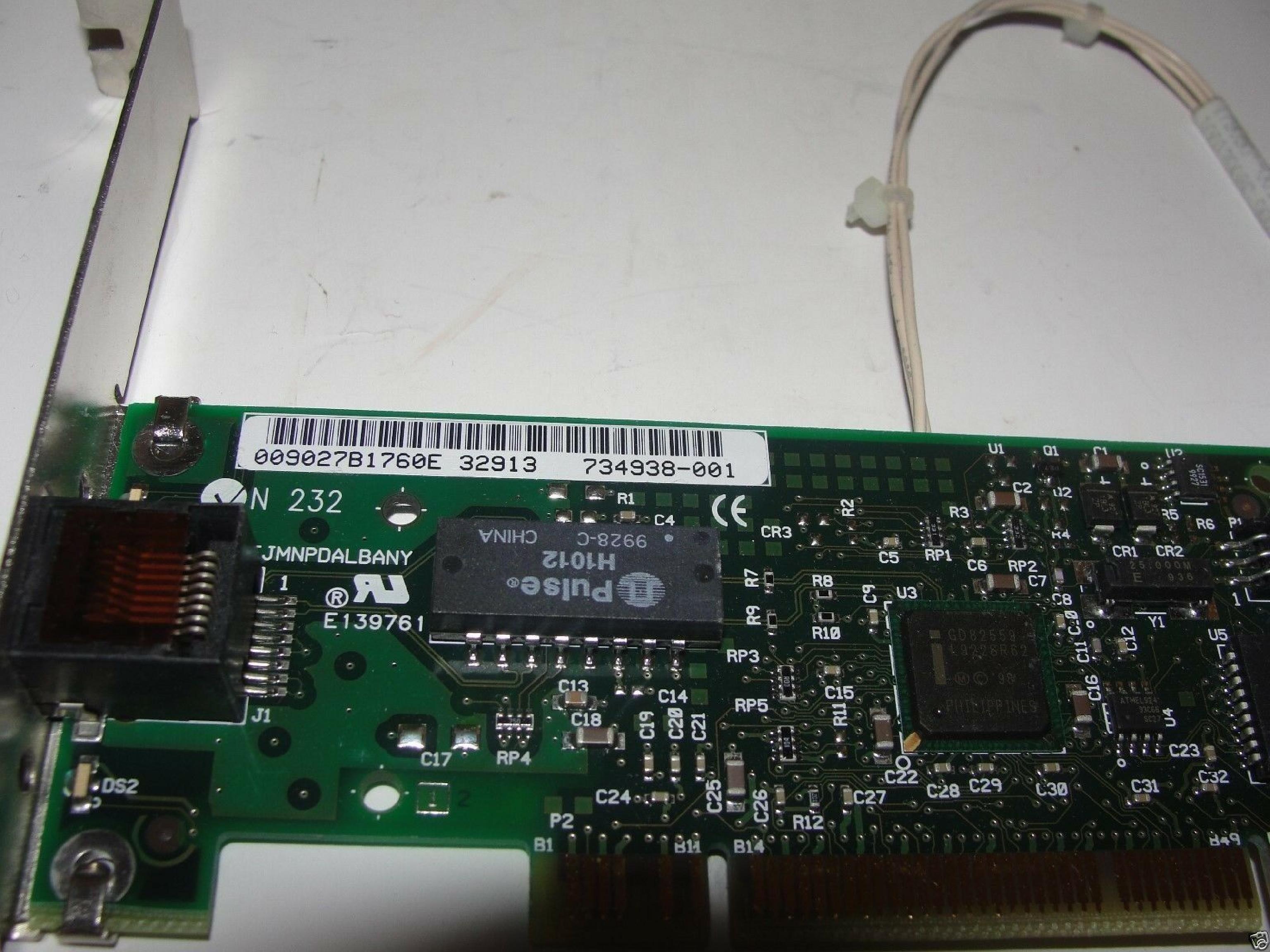 COMPAQ / HEWLETT PACKARD / HP 108897-001 PCI 10/100 BASE TX LAN NETWORK CARD