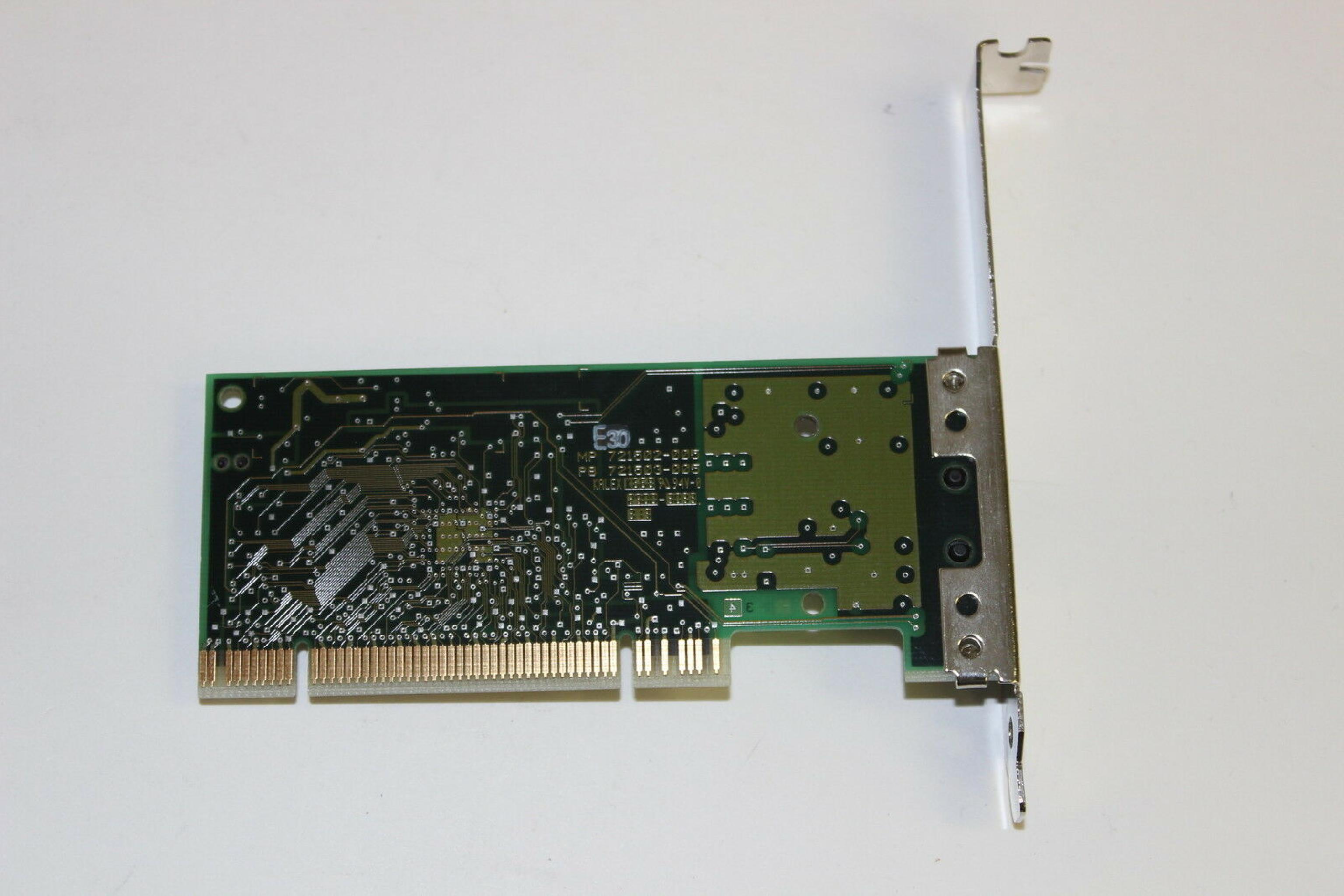 COMPAQ / HEWLETT PACKARD / HP / INTEL 721502-005 PCI 10/100 BASE TX LAN NETWORK CARD ETHERNET