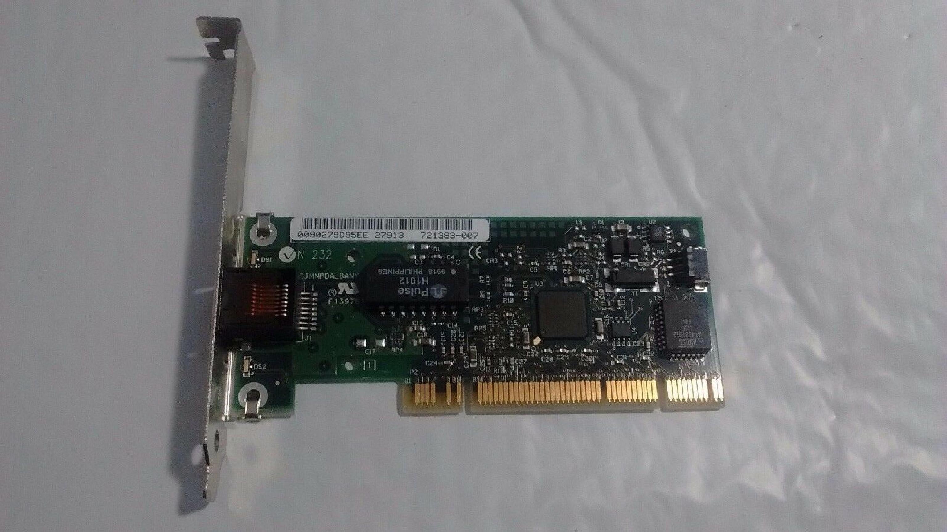 COMPAQ / HEWLETT PACKARD / HP / INTEL 721502-005 PCI 10/100 BASE TX LAN NETWORK CARD ETHERNET