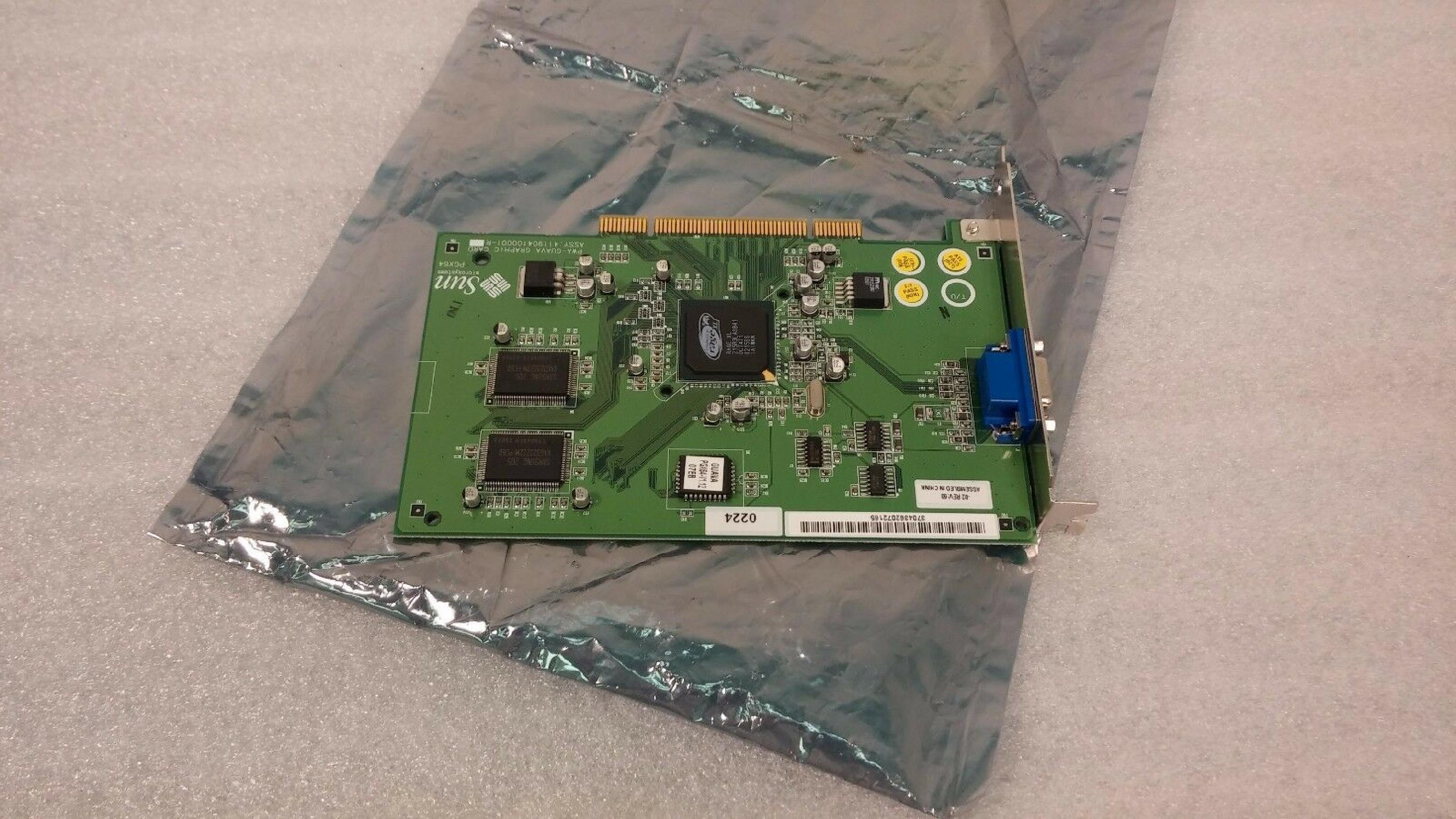 SUN MICROSYSTEMS / ATI 411904100001-R 8MB PCI VIDEO CARD WITH VGA OUTPUT RAGE XL SUN