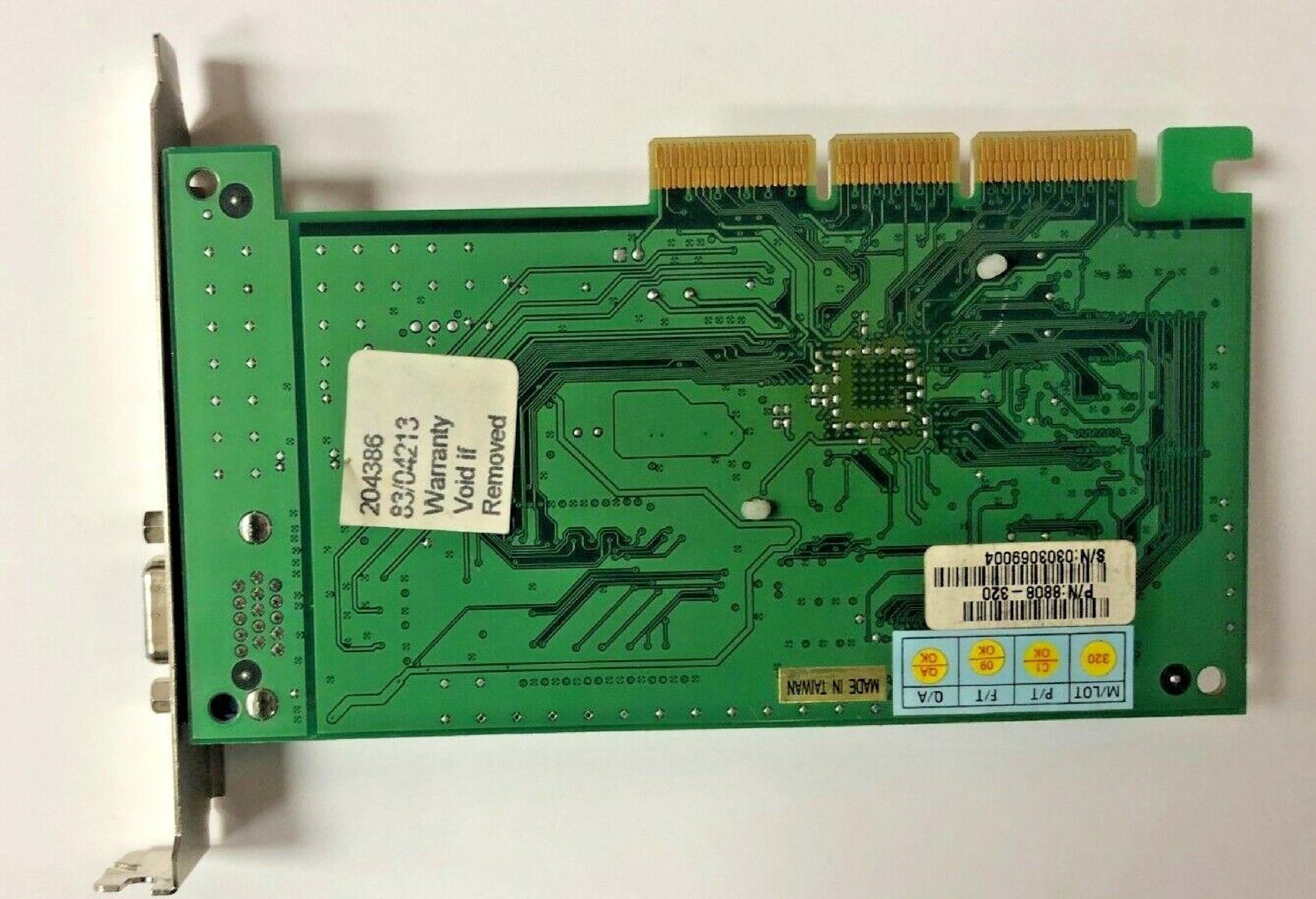 NVIDIA / MICRO-STAR MS-8808 32MB AGP TNT2 VIDEO CARD VGA