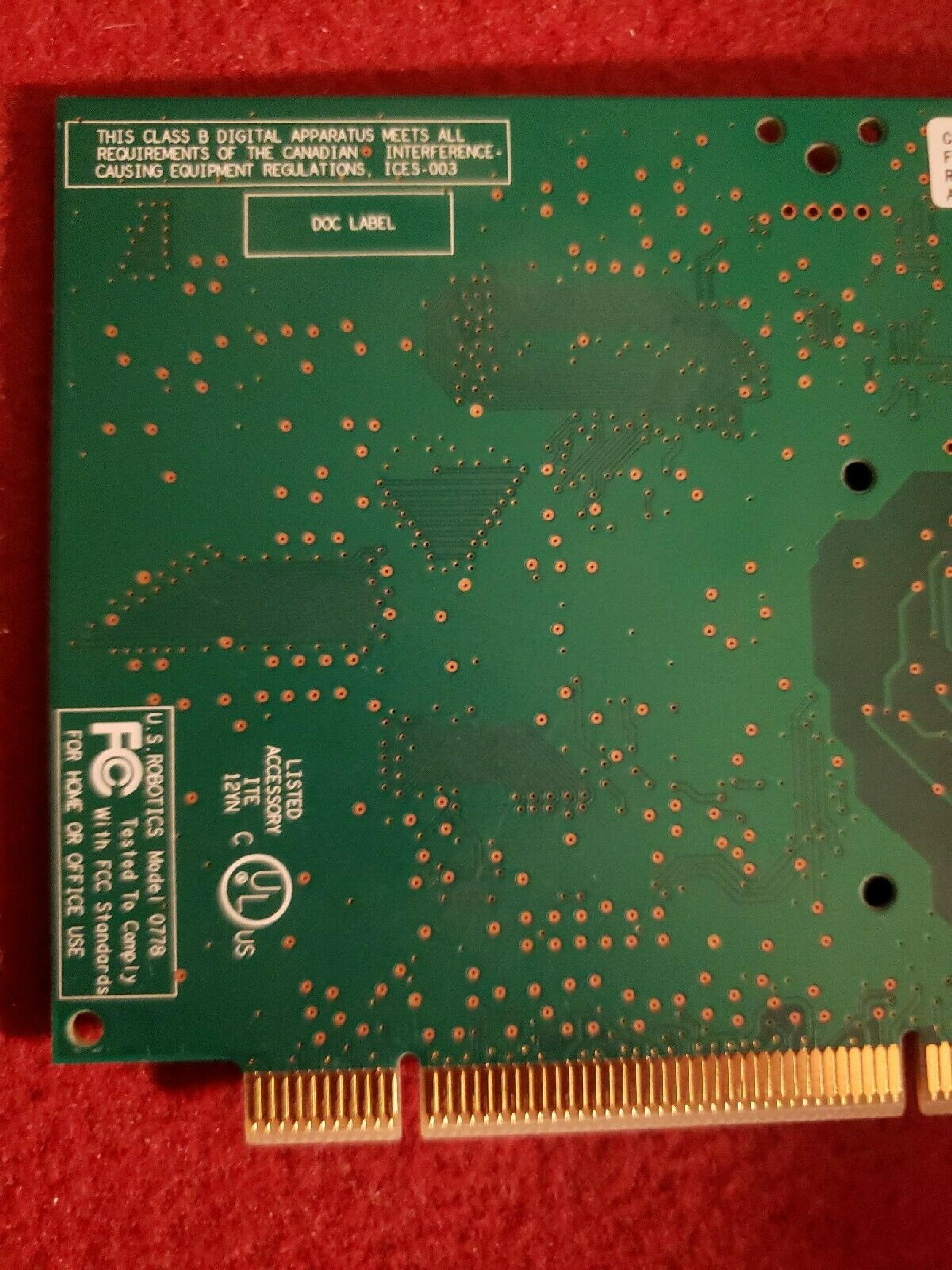 US ROBOTICS / USR USR5610B PCI NETWORK CARD