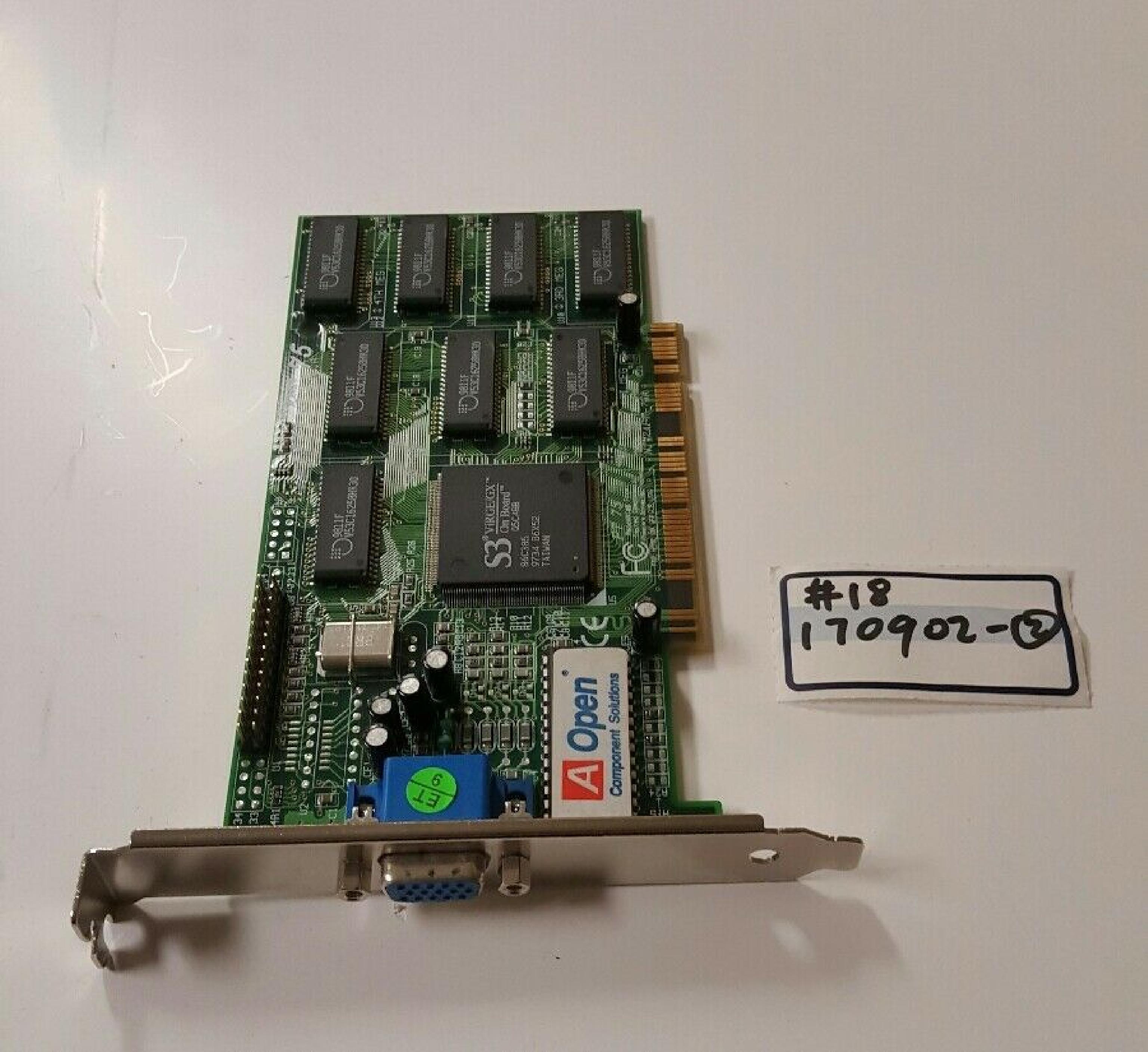 ACER / AOPEN PT 75 PCI VIDEO CARD S3 VIRGE/DX 86C375 VGA