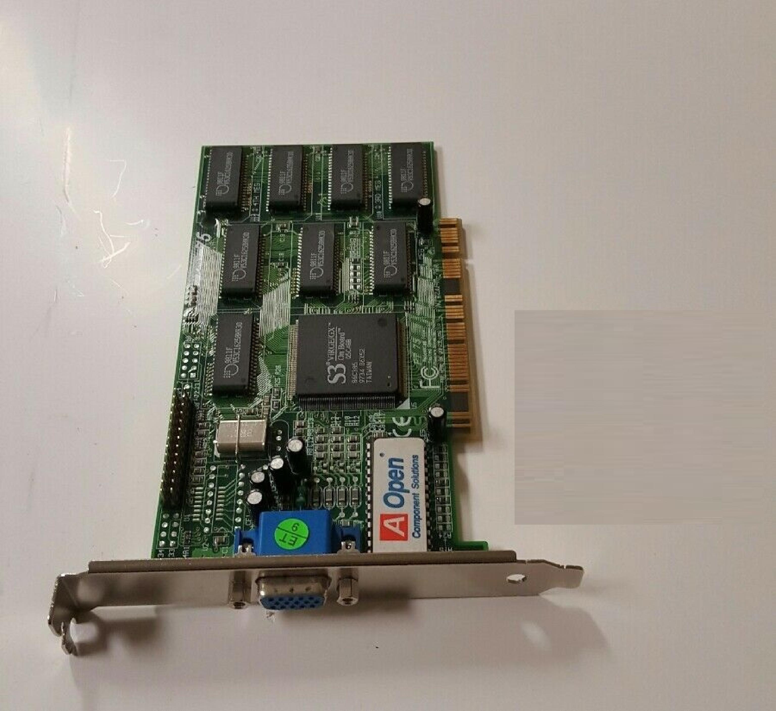 ACER / AOPEN / ACER 54.AC888.004 PCI VIDEO CARD S3 VIRGE/GX 86C385 VGA