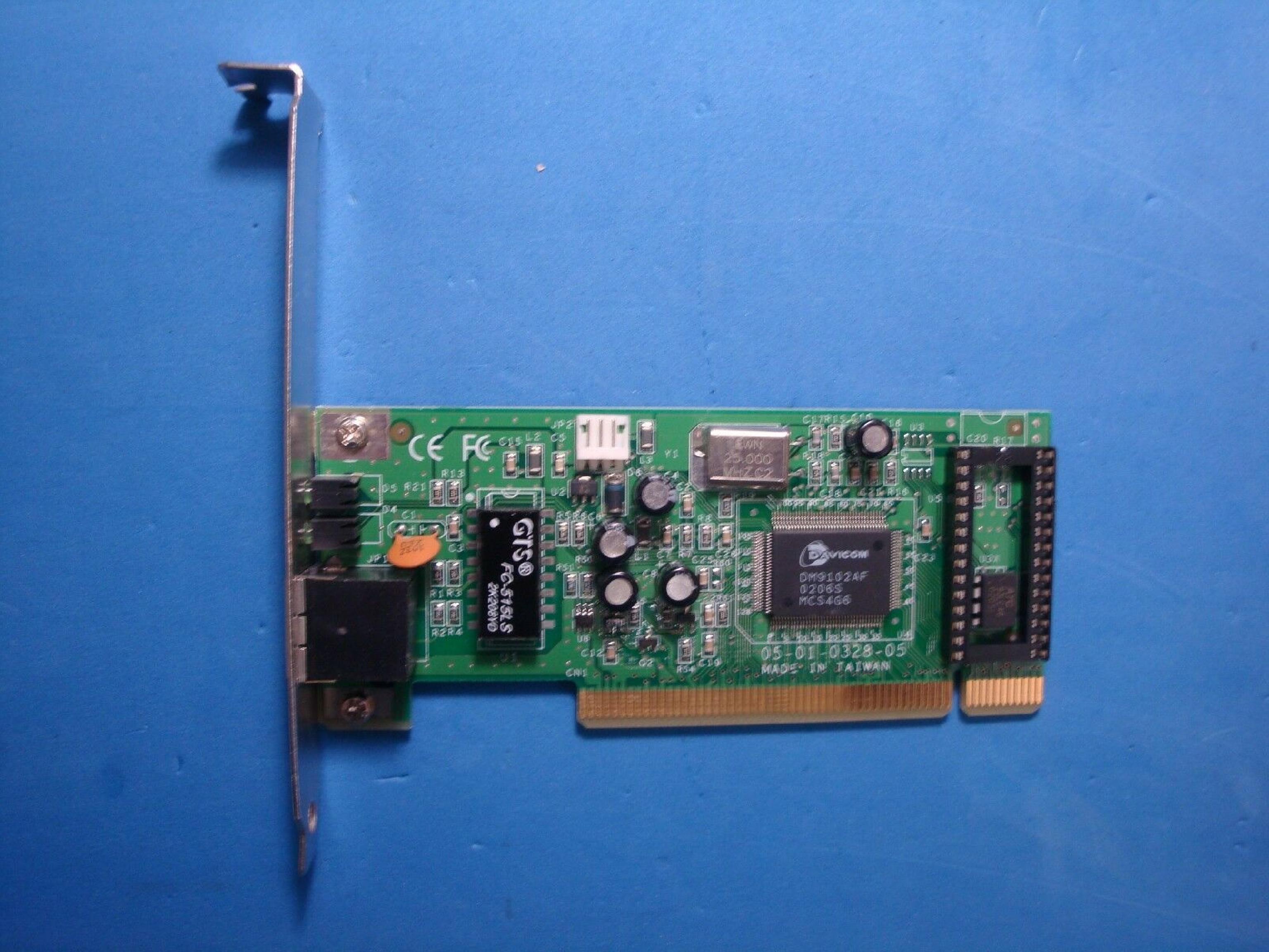 CNET / DAVICOM 07C712 PCI LAN 10/100BASE TX NETWORK CARD ETHERNET PRO200WE 10/100