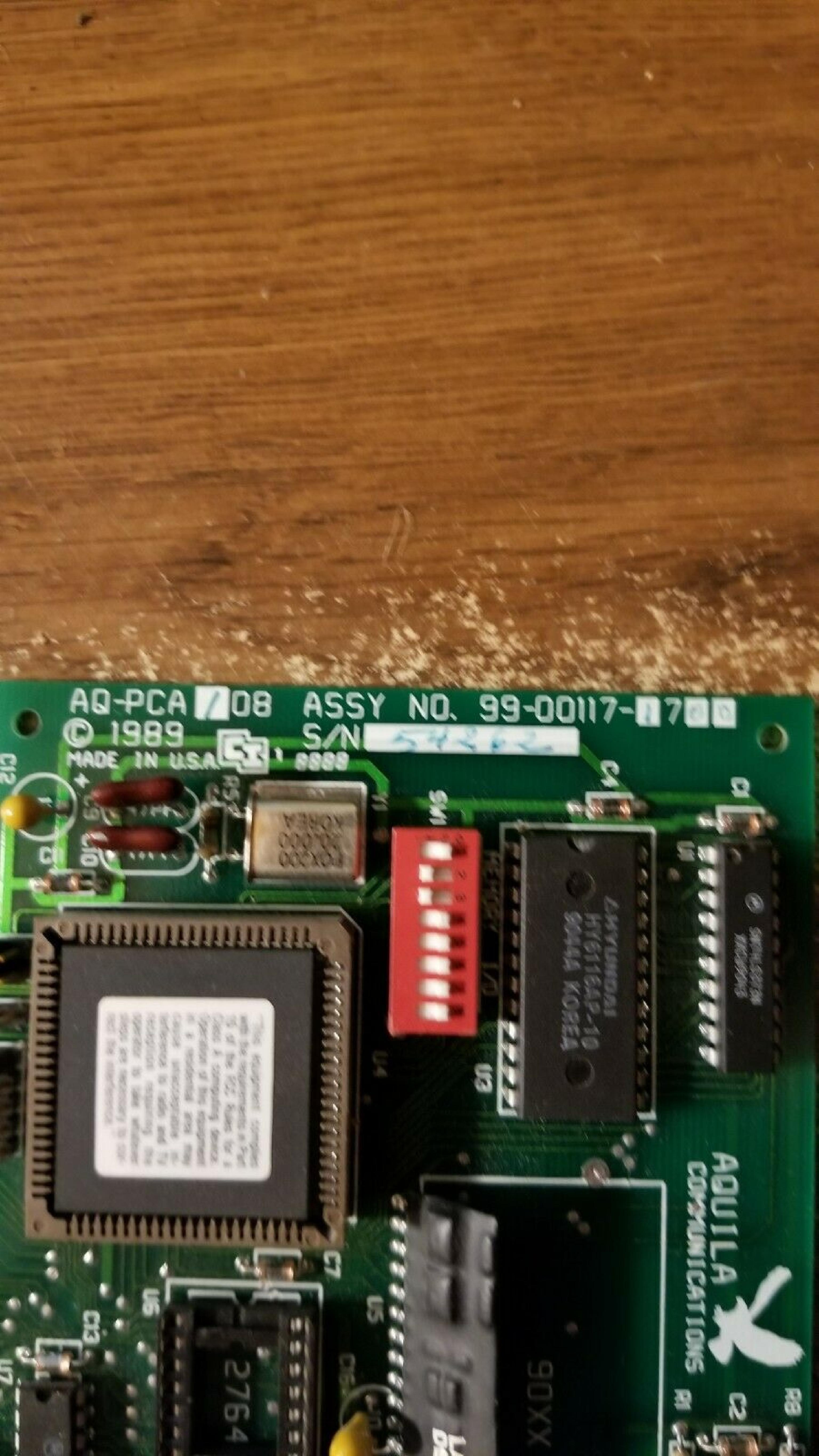 AQUILA 99-00117-1700 ISA NETWORK CARD