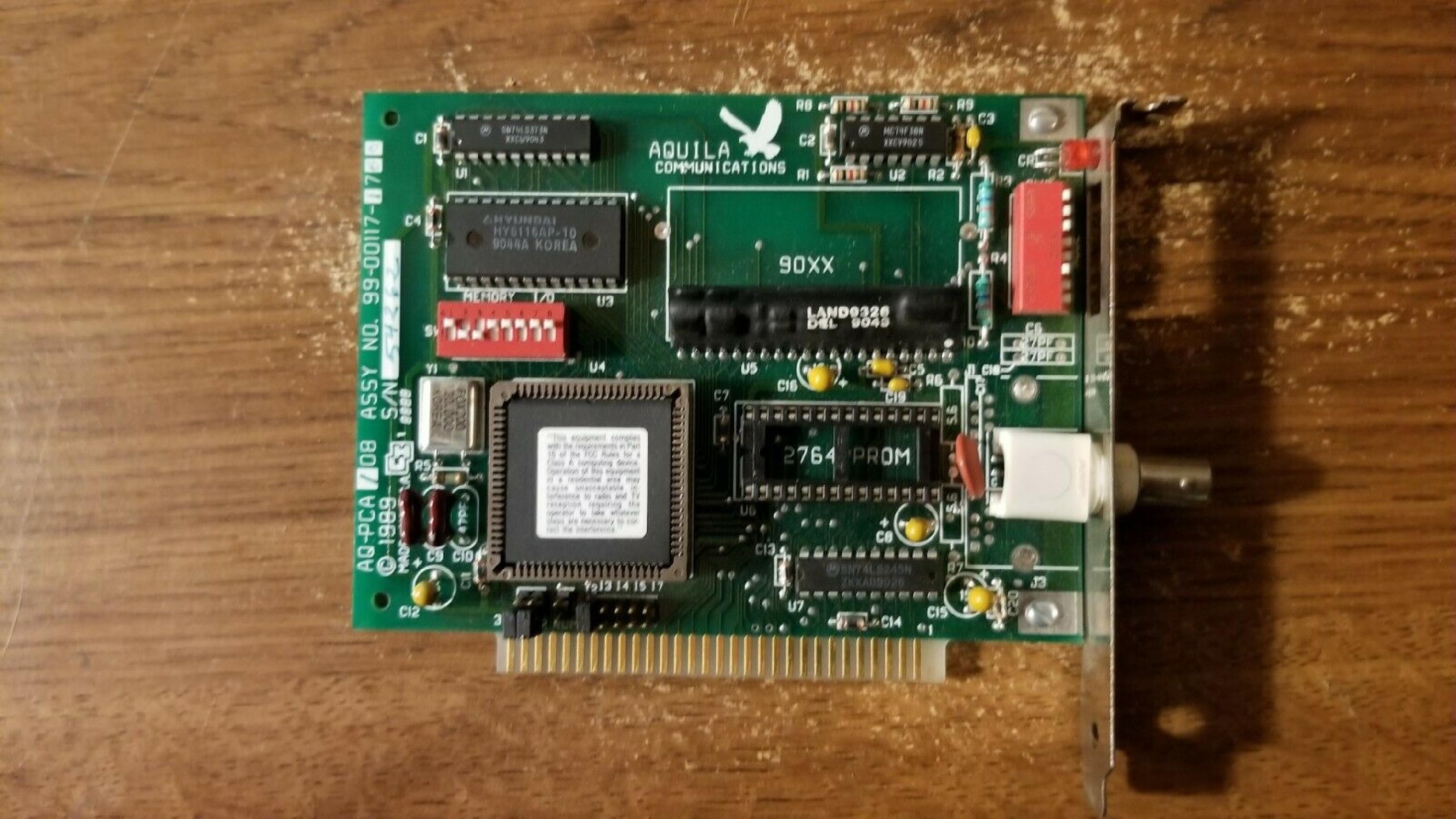 AQUILA 99-00117-1700 ISA NETWORK CARD