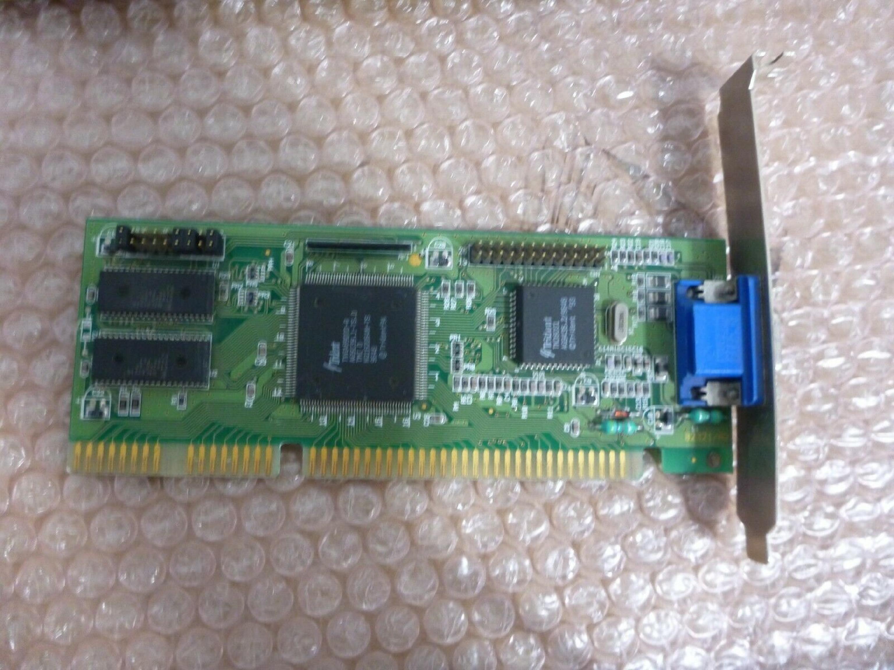 JATON / TRIDENT MICROSYSTEMS KY2-JAX-TVGA8900 ISA VIDEO CARD WITH VGA OUTPUT 16BIT TRIDENT TVGA8900D 1MB