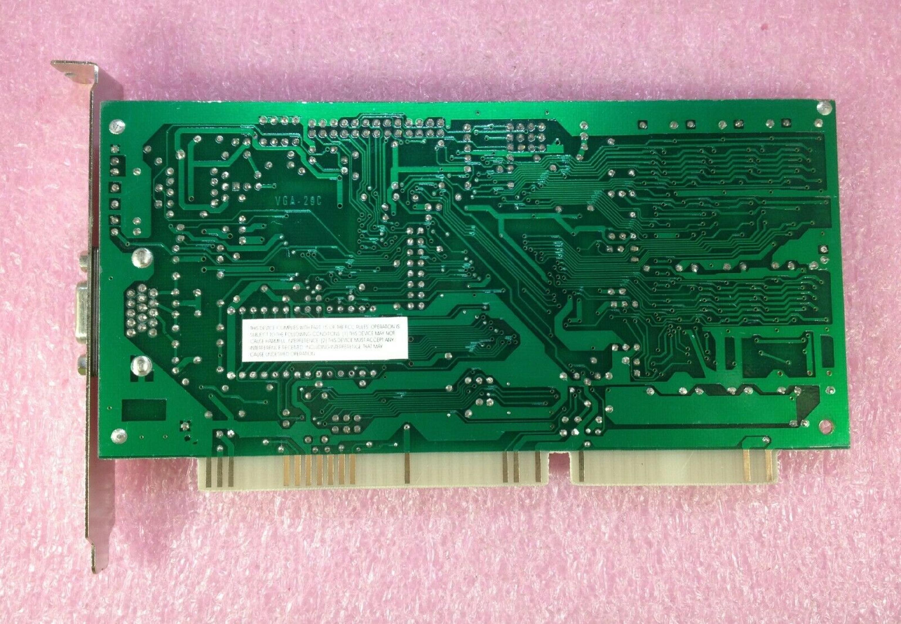 TRIDENT MICROSYSTEMS TVGA8900D-R PROCESSOR FOR ISA VIDEO CARD WITH VGA OUTPUT 1MB