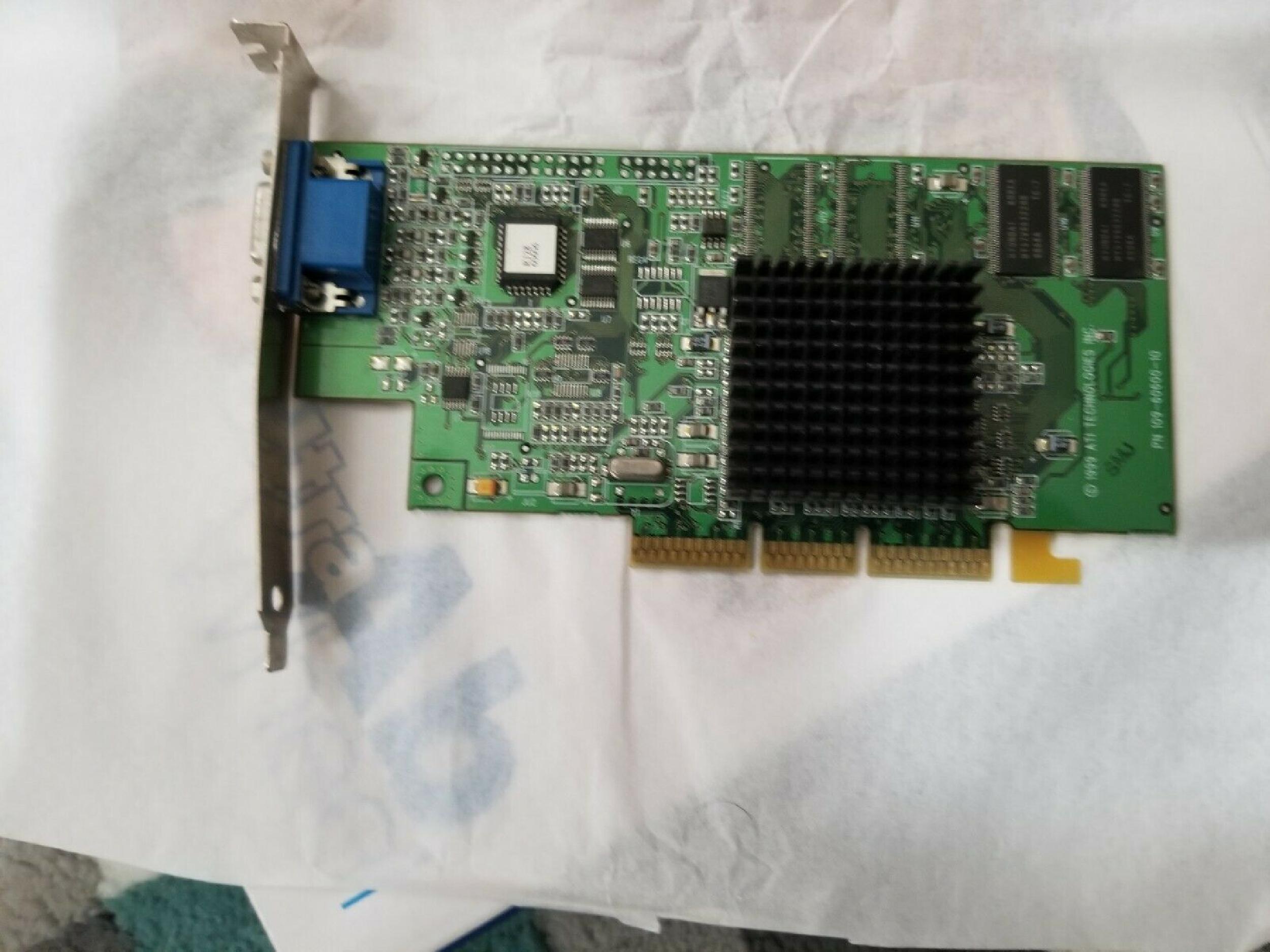 ATI 109-60600-10 16MB AGP VIDEO CARD WITH VGA OUTPUT RAGE 128 PORT 32MB