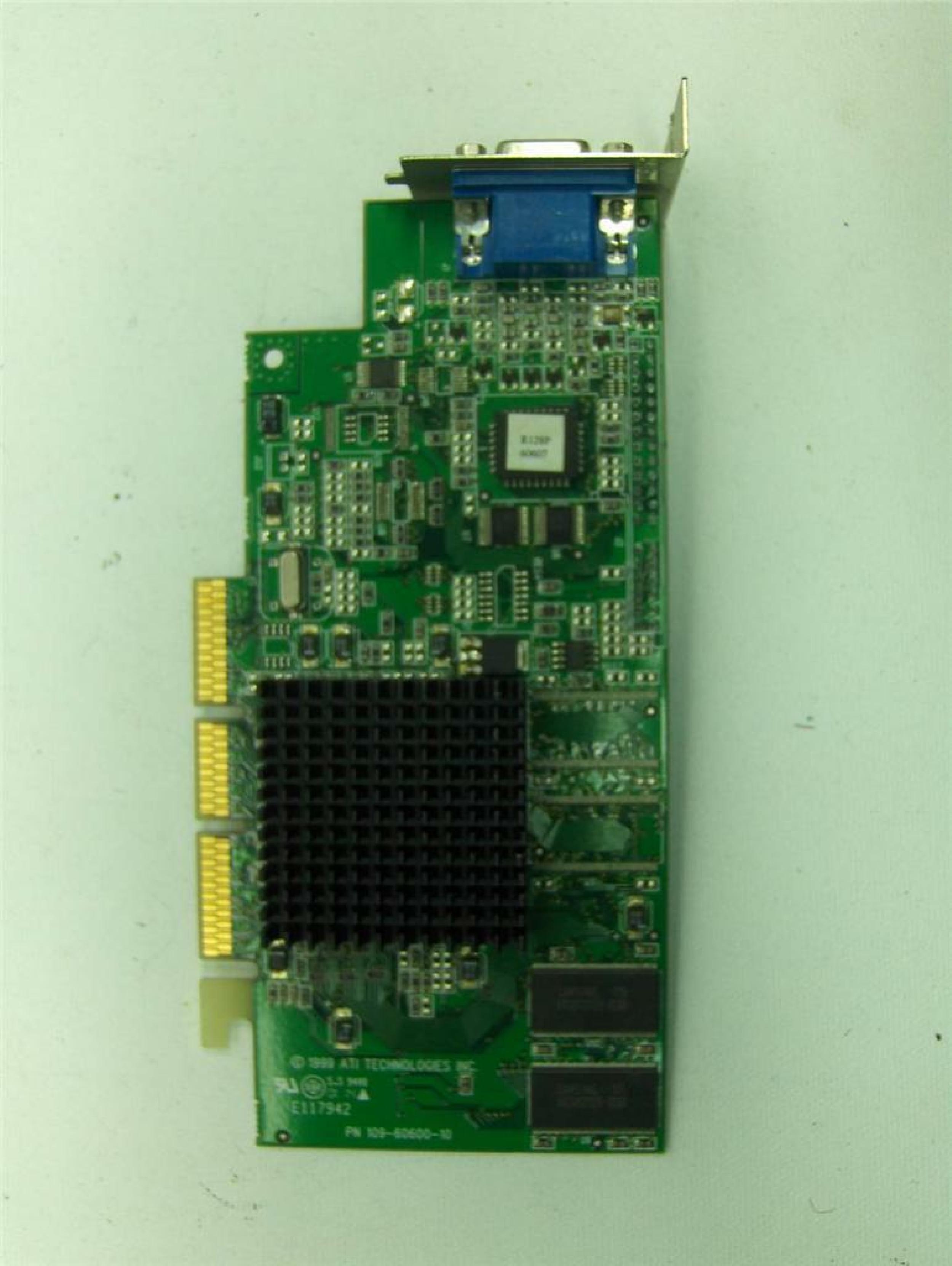 ATI 109-60600-10 16MB AGP VIDEO CARD WITH VGA OUTPUT RAGE 128 PORT 32MB