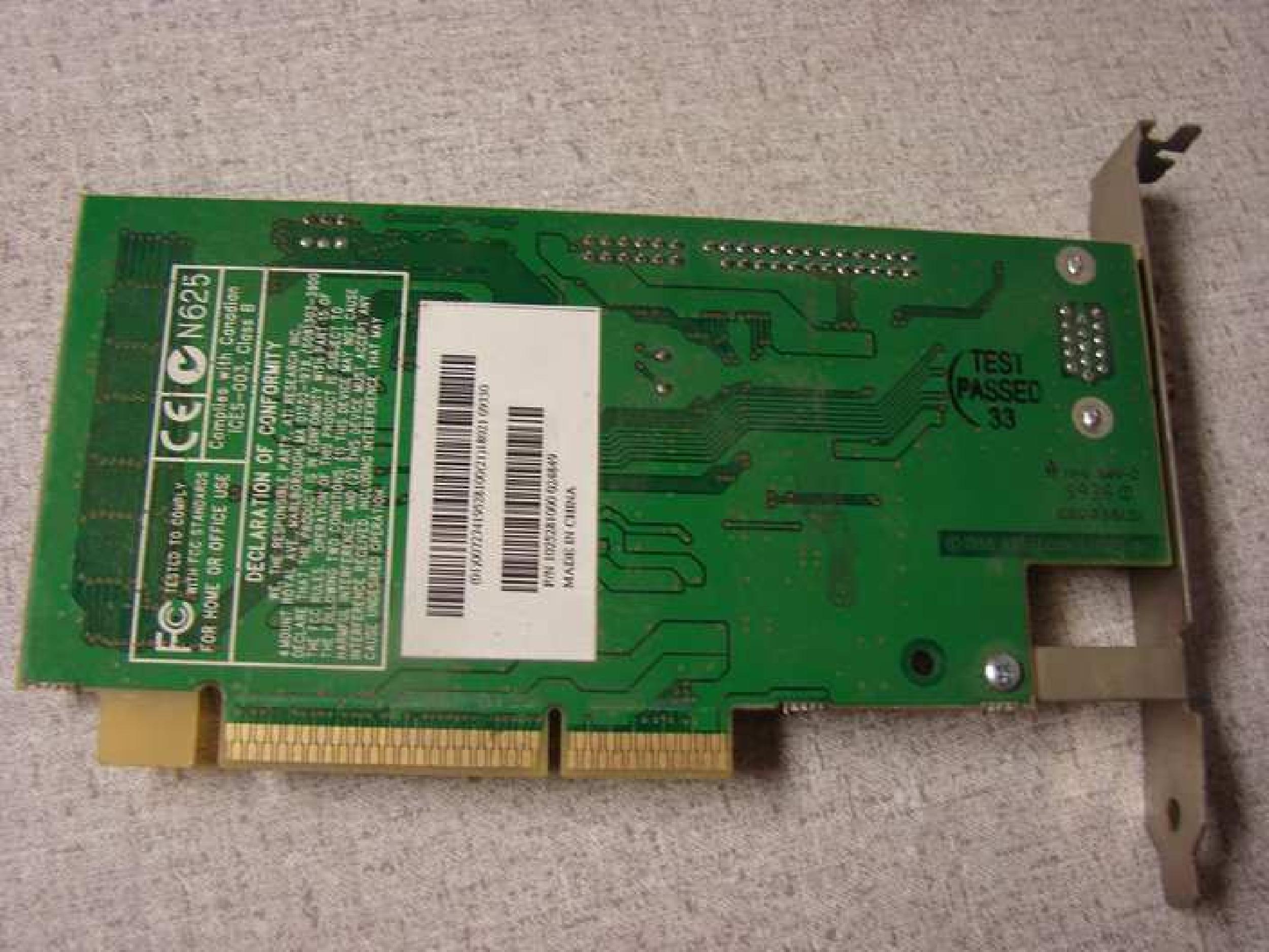 ATI 1025281000 8MB AGP VIDEO CARD WITH VGA OUTPUT 3D RAGE IIC