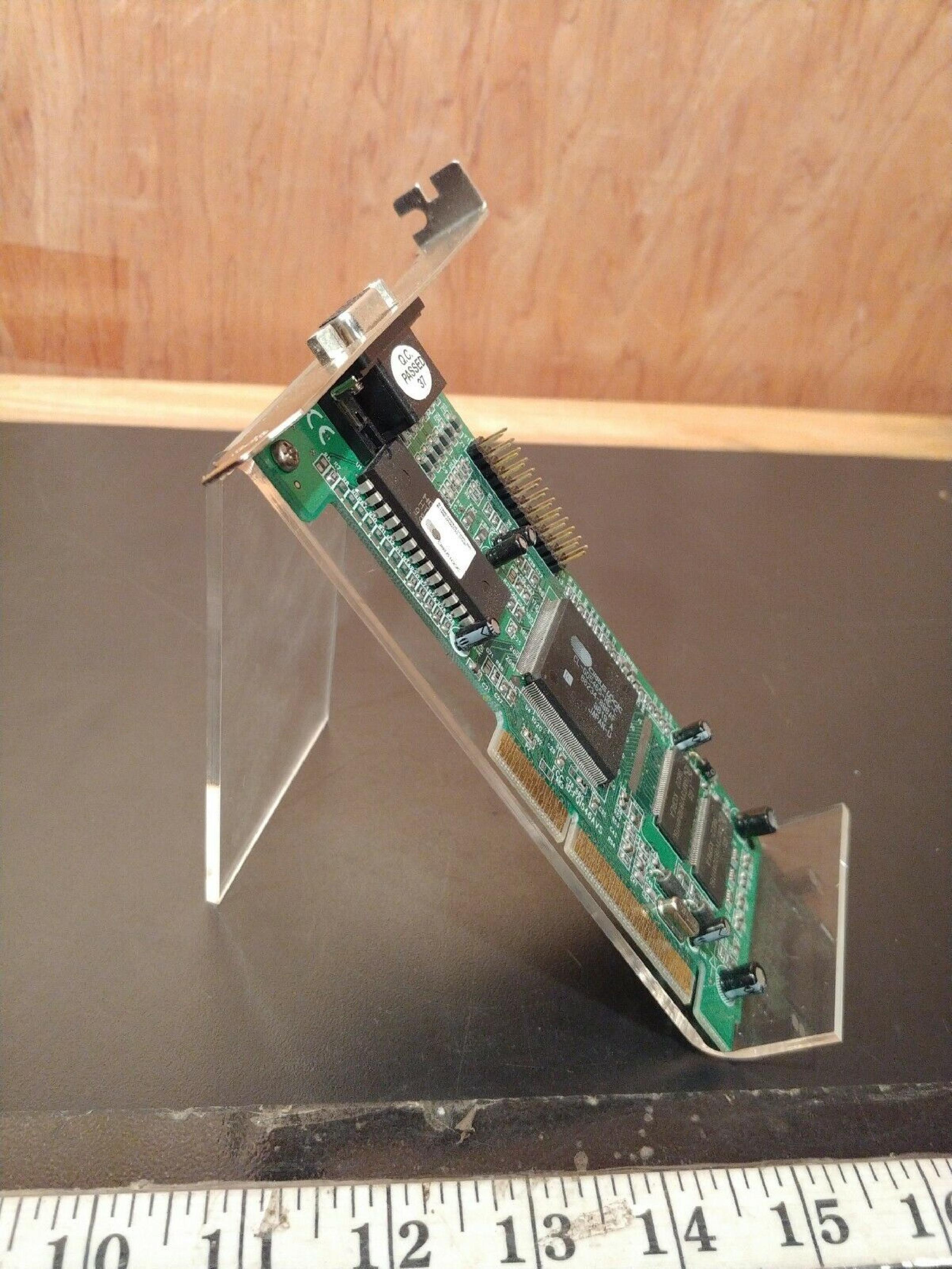 CIRRUS LOGIC VGA-CL65A/4RJ LOGIC AGP VIDEO CARD WITH VGA OUTPUT ISA