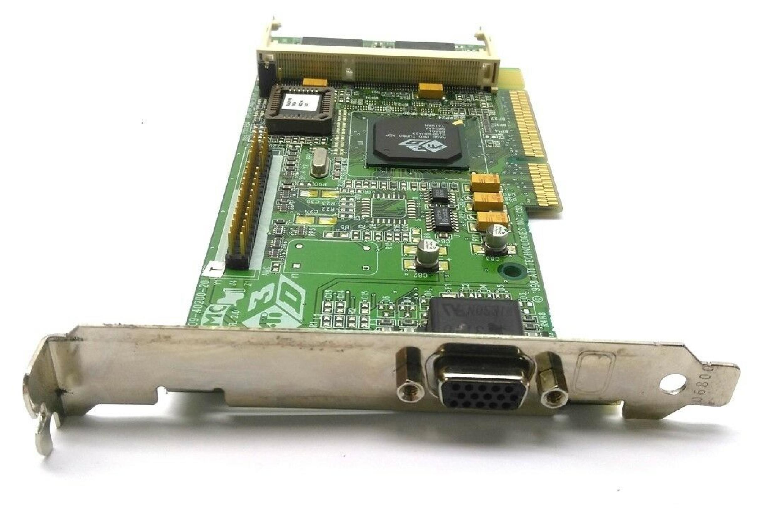 ATI 109-40200-20 8MB AGP VIDEO CARD WITH VGA OUTPUT 3D RAGE PRO PORT