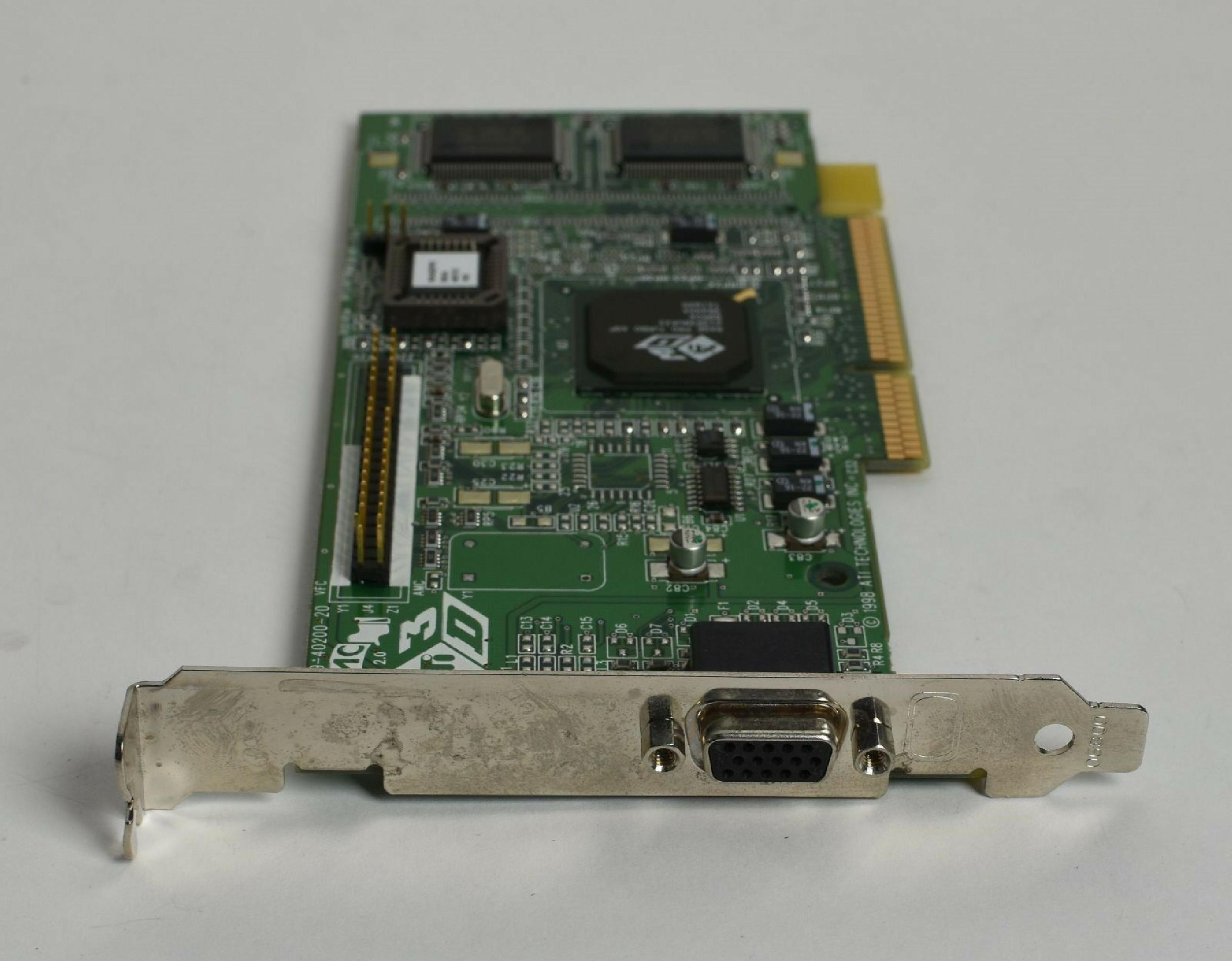 ATI 109-40200-20 8MB AGP VIDEO CARD WITH VGA OUTPUT 3D RAGE PRO PORT