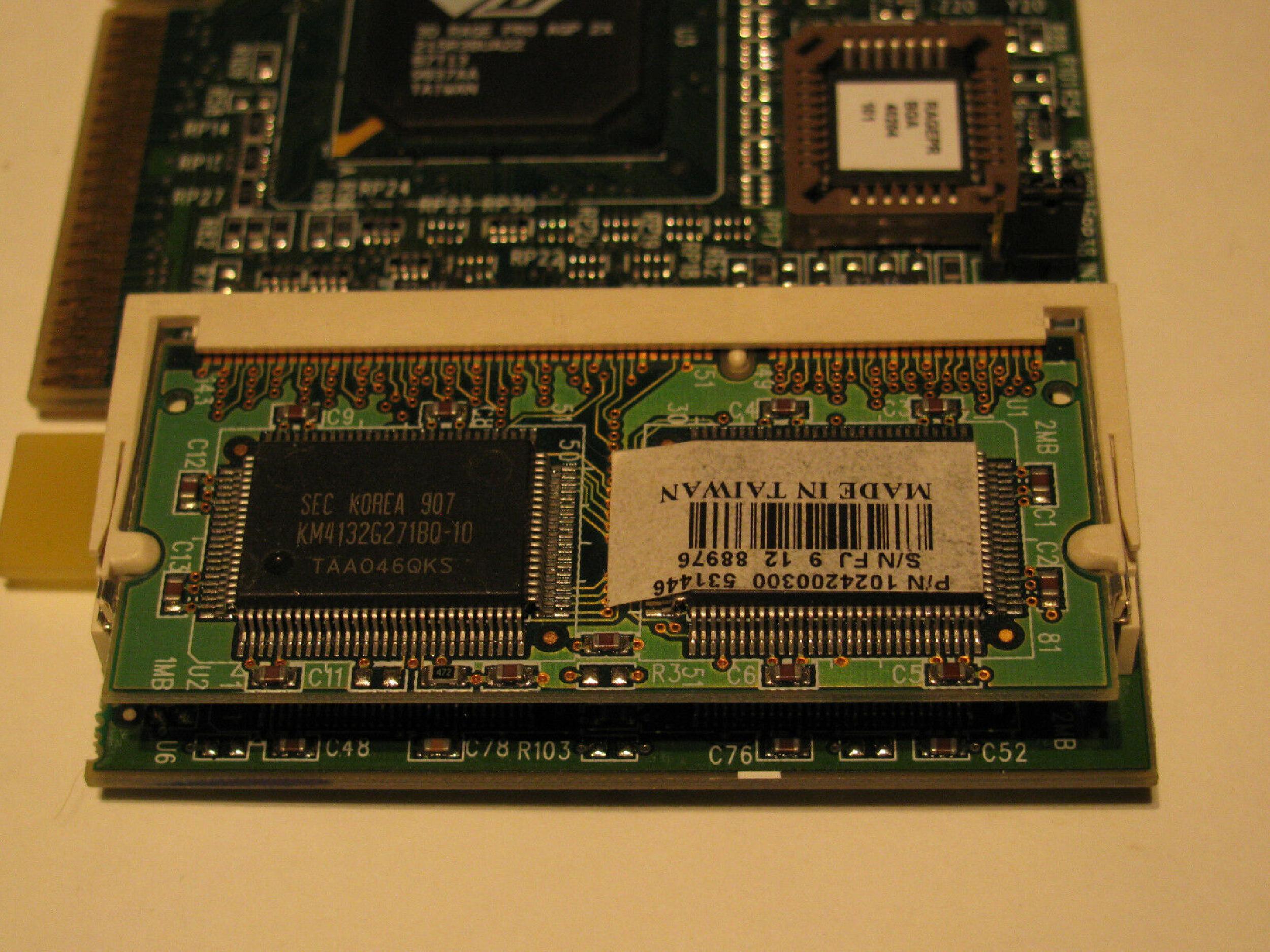 ATI 109-40200-20 8MB AGP VIDEO CARD WITH VGA OUTPUT 3D RAGE PRO PORT