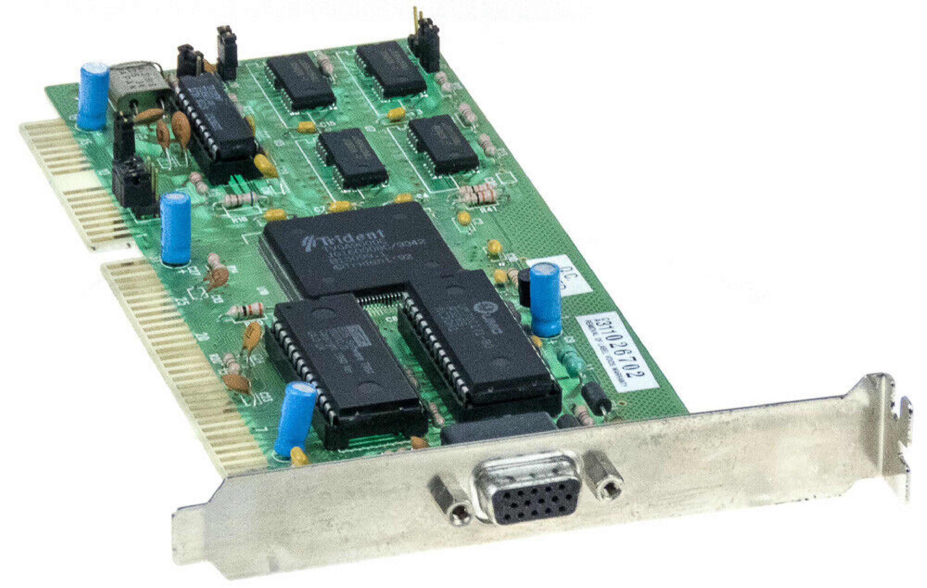 TRIDENT MICROSYSTEMS 7132 ISA VIDEO CARD