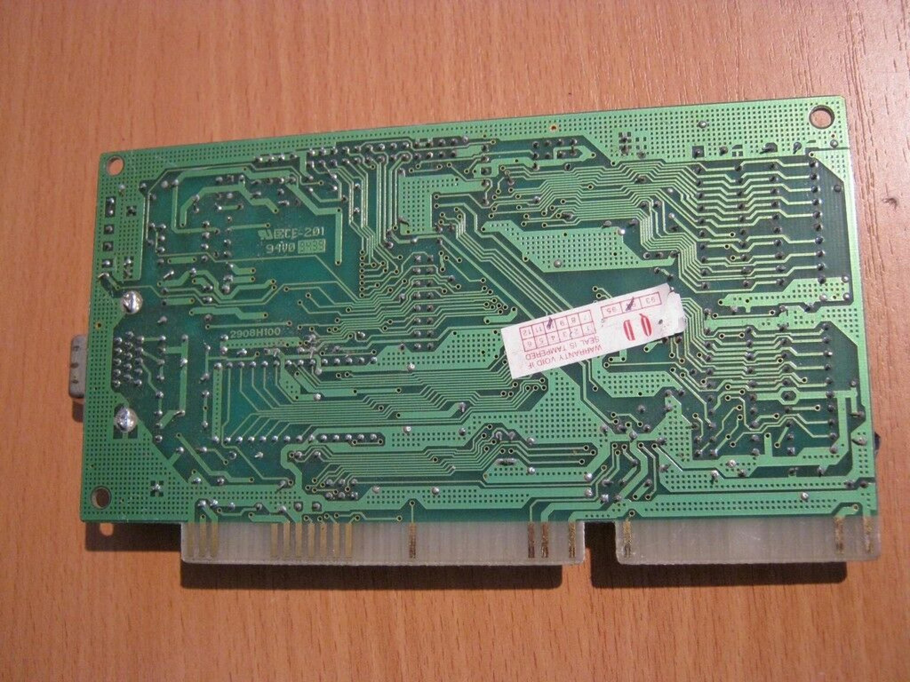 TRIDENT MICROSYSTEMS 7133 ISA VIDEO CARD WITH VGA OUTPUT 16BIT TRIDENT TVGA9000C 512K 7133 REV:B1