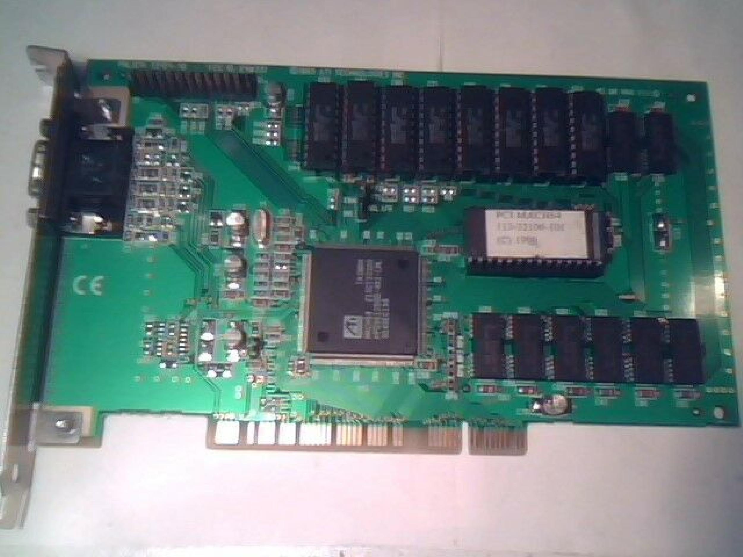 ATI 109-33100-10 2MB PCI VIDEO CARD WITH VGA OUTPUT MACH64