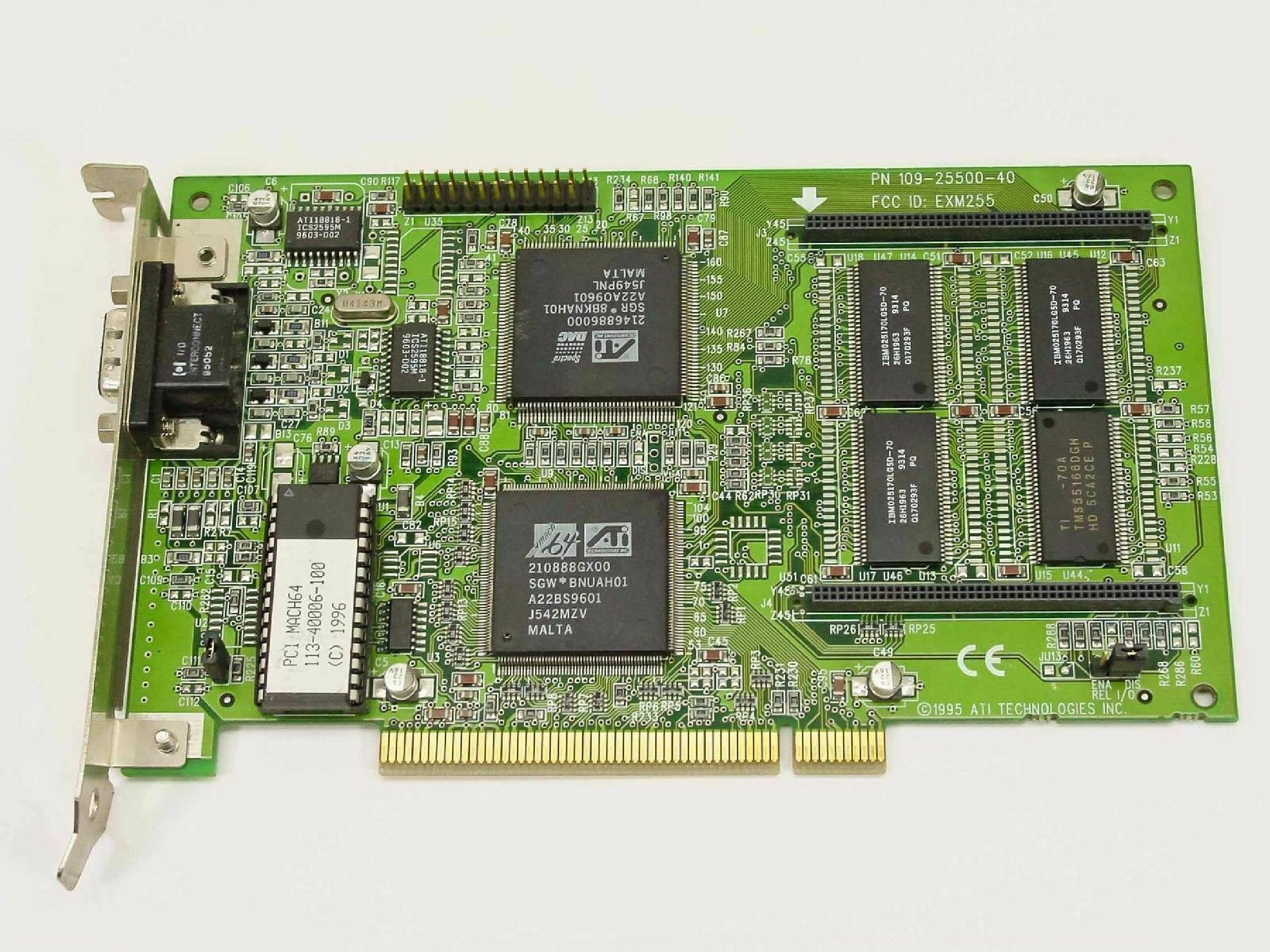 ATI 1022556540 PCI VIDEO CARD MACH64