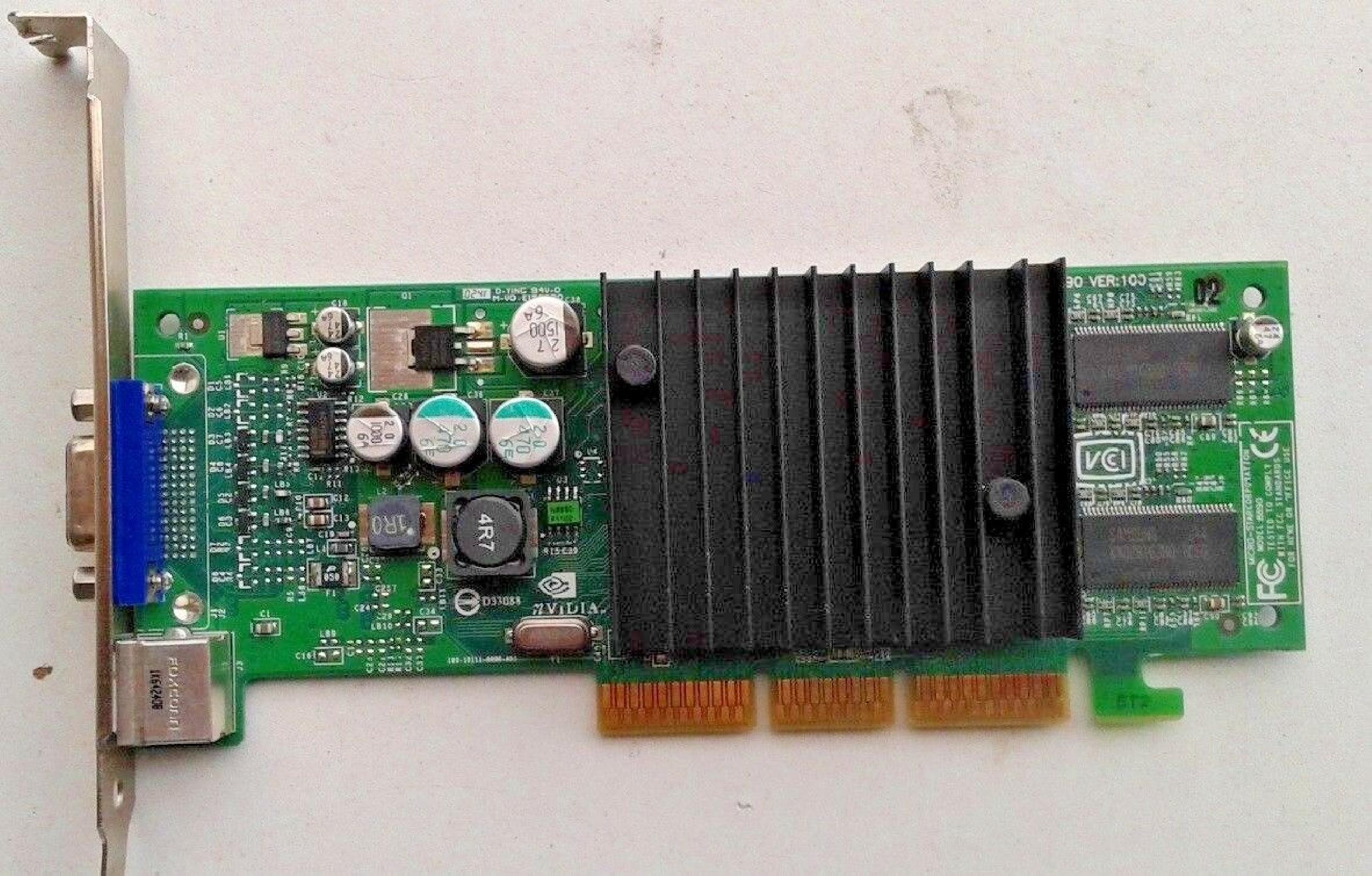 NVIDIA 8890 64MB AGP VIDEO CARD WITH VGA OUTPUT 128MB DMS-60 60 PIN