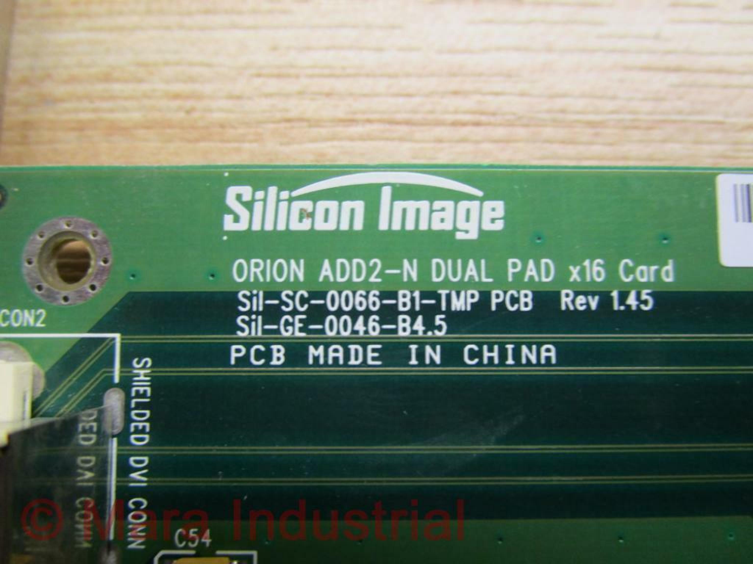 SILICON IMAGE SIL-SC-0066-B1-TMP PCB ONBOARD VIDEO CONVERTER VGA TO DVI PCI CARD