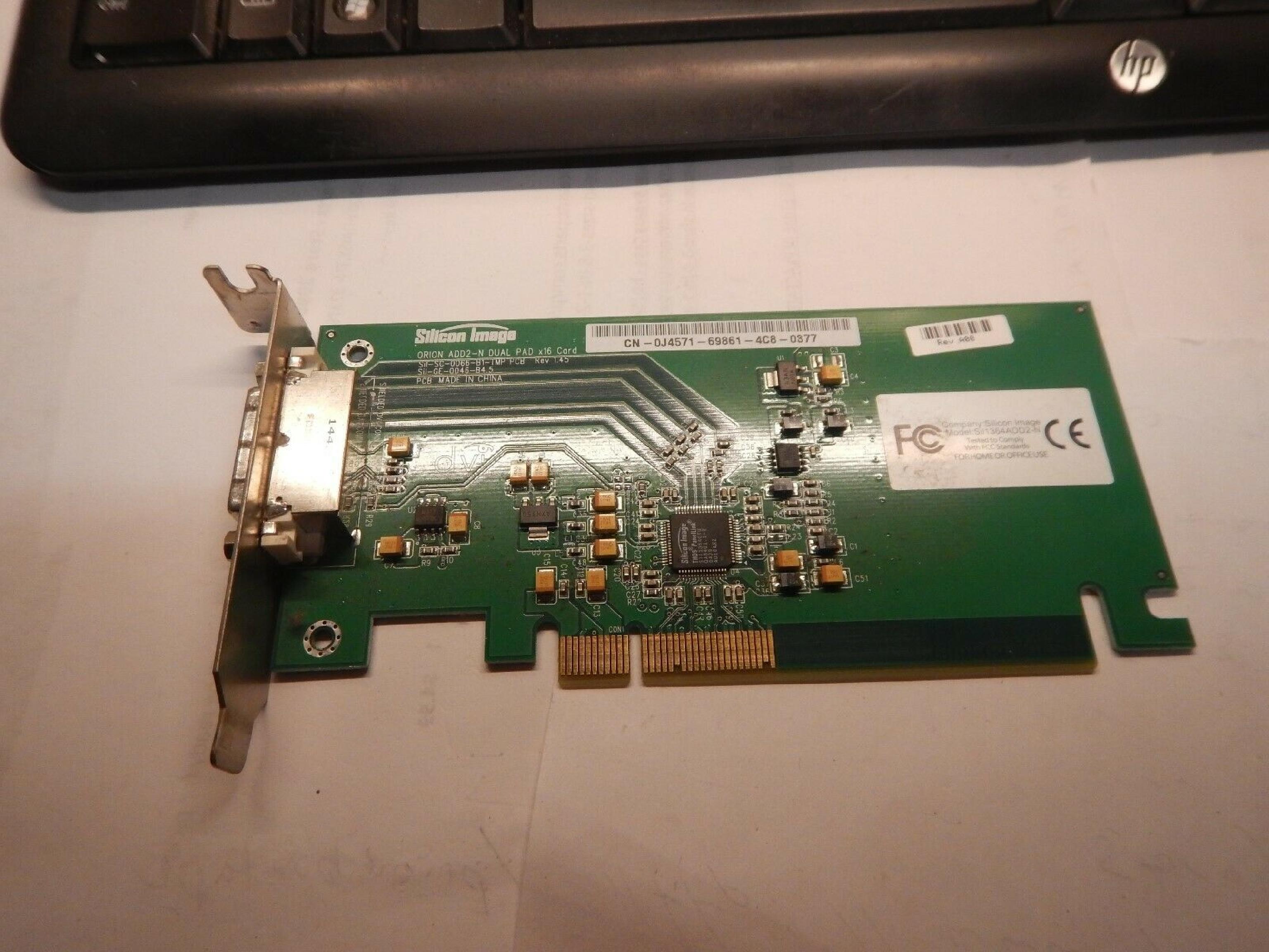 SILICON IMAGE / DELL SIL1364ADD2-N ONBOARD VIDEO CONVERTER VGA TO DVI PCI CARD EXPRESS X16