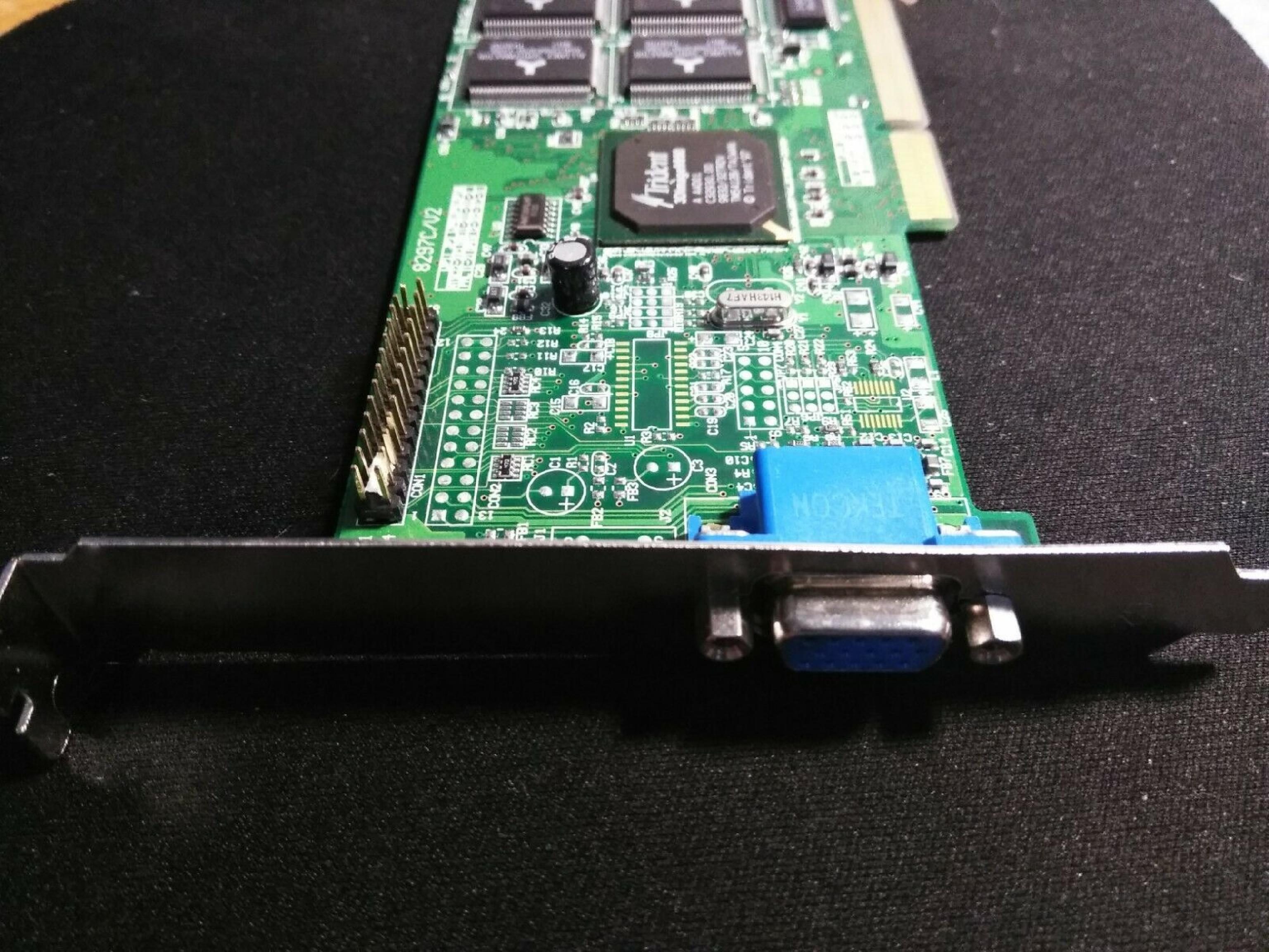 TRIDENT MICROSYSTEMS VCTR8297AGP 4MB AGP VIDEO CARD WITH VGA OUTPUT