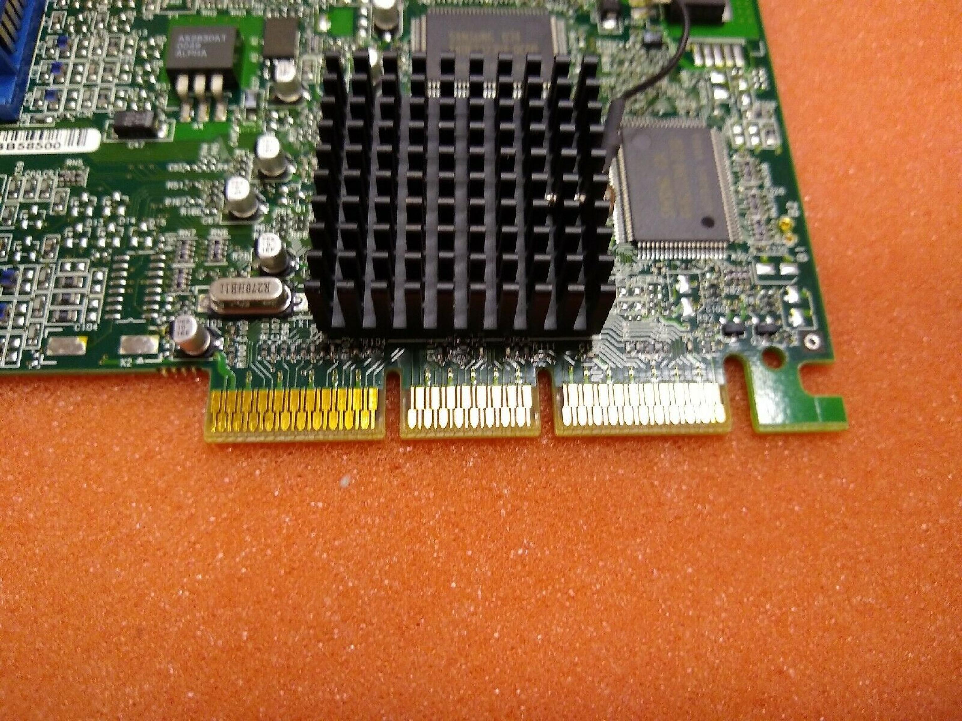 MATROX 5065-4263 16MB AGP VIDEO CARD WITH DUAL VGA OUTPUTS OUTPUT