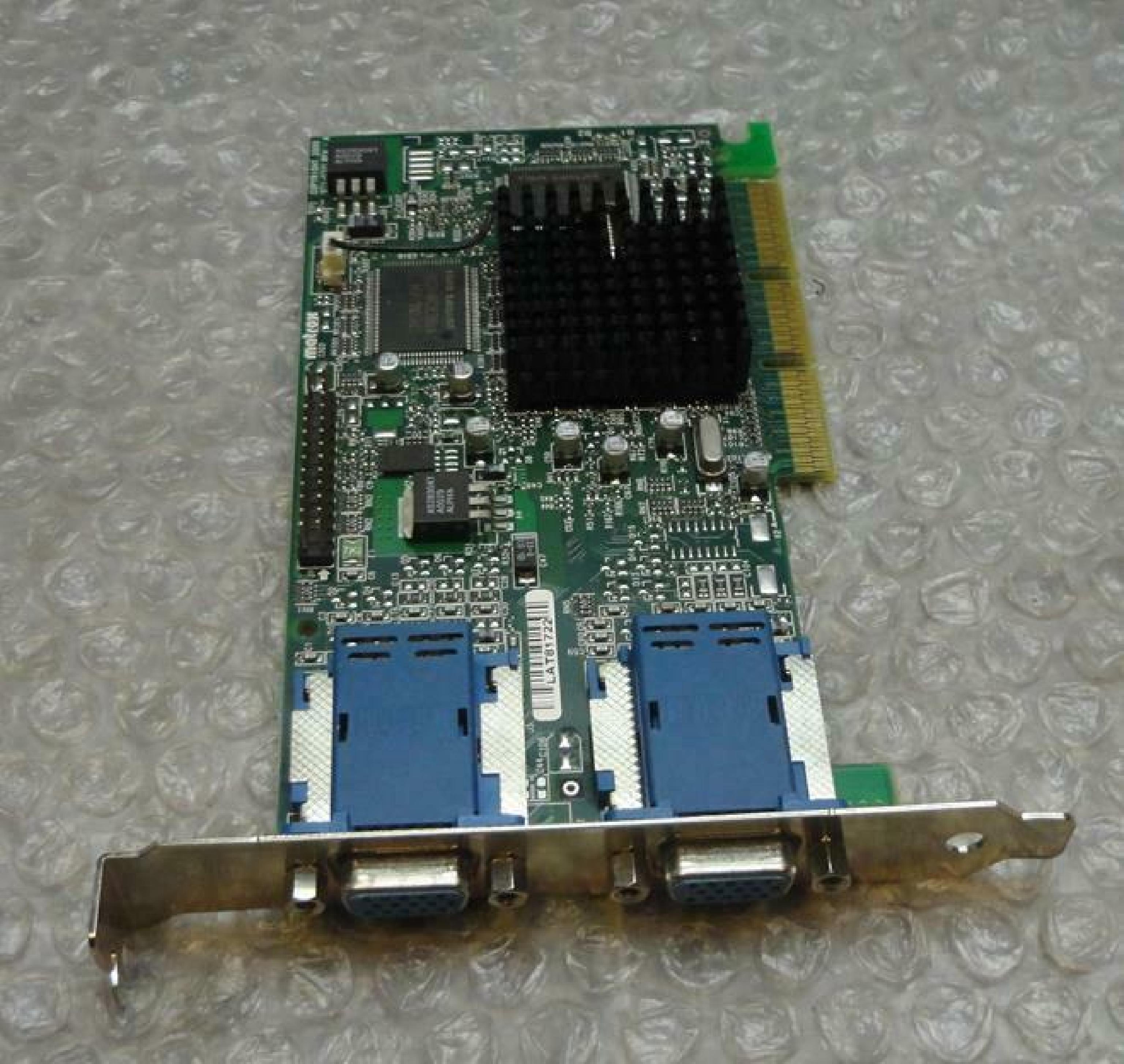 MATROX 5065-3897 16MB AGP VIDEO CARD WITH DUAL VGA OUTPUTS OUTPUT