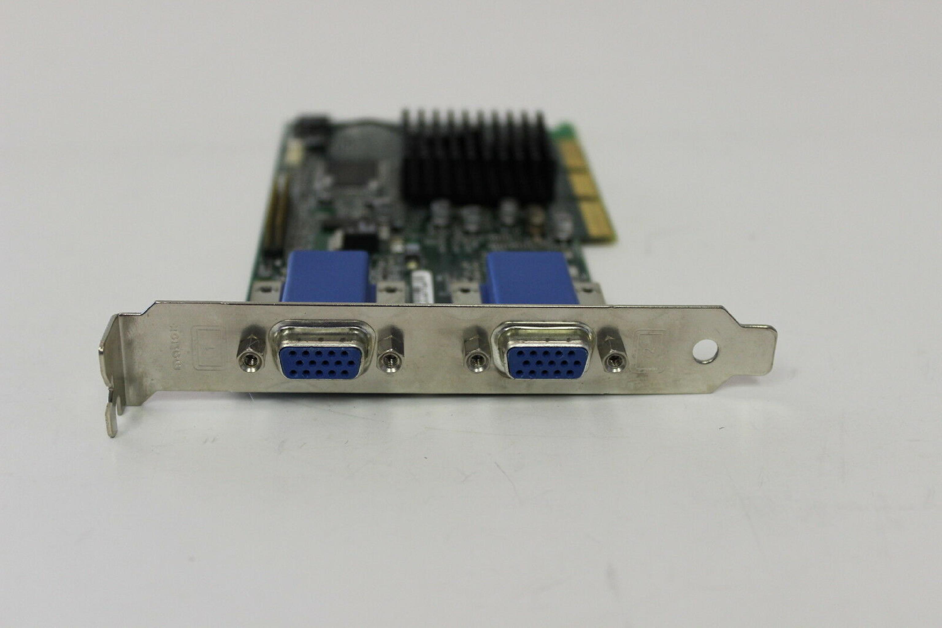 MATROX 5065-3897 16MB AGP VIDEO CARD WITH DUAL VGA OUTPUTS OUTPUT