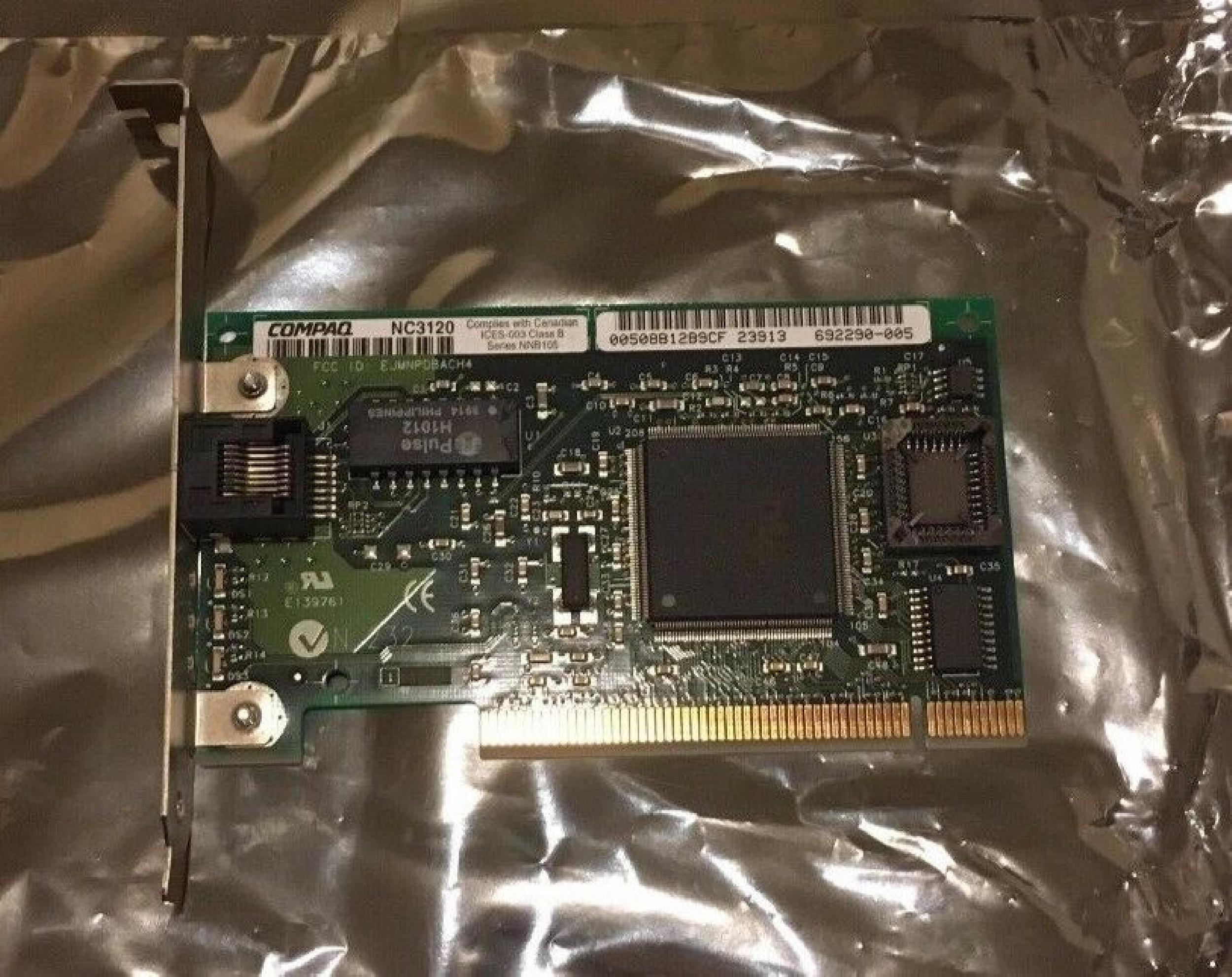 COMPAQ / HEWLETT PACKARD / HP 317606-001 NIC 10/100 BASE TX PCI NETWORK CARD