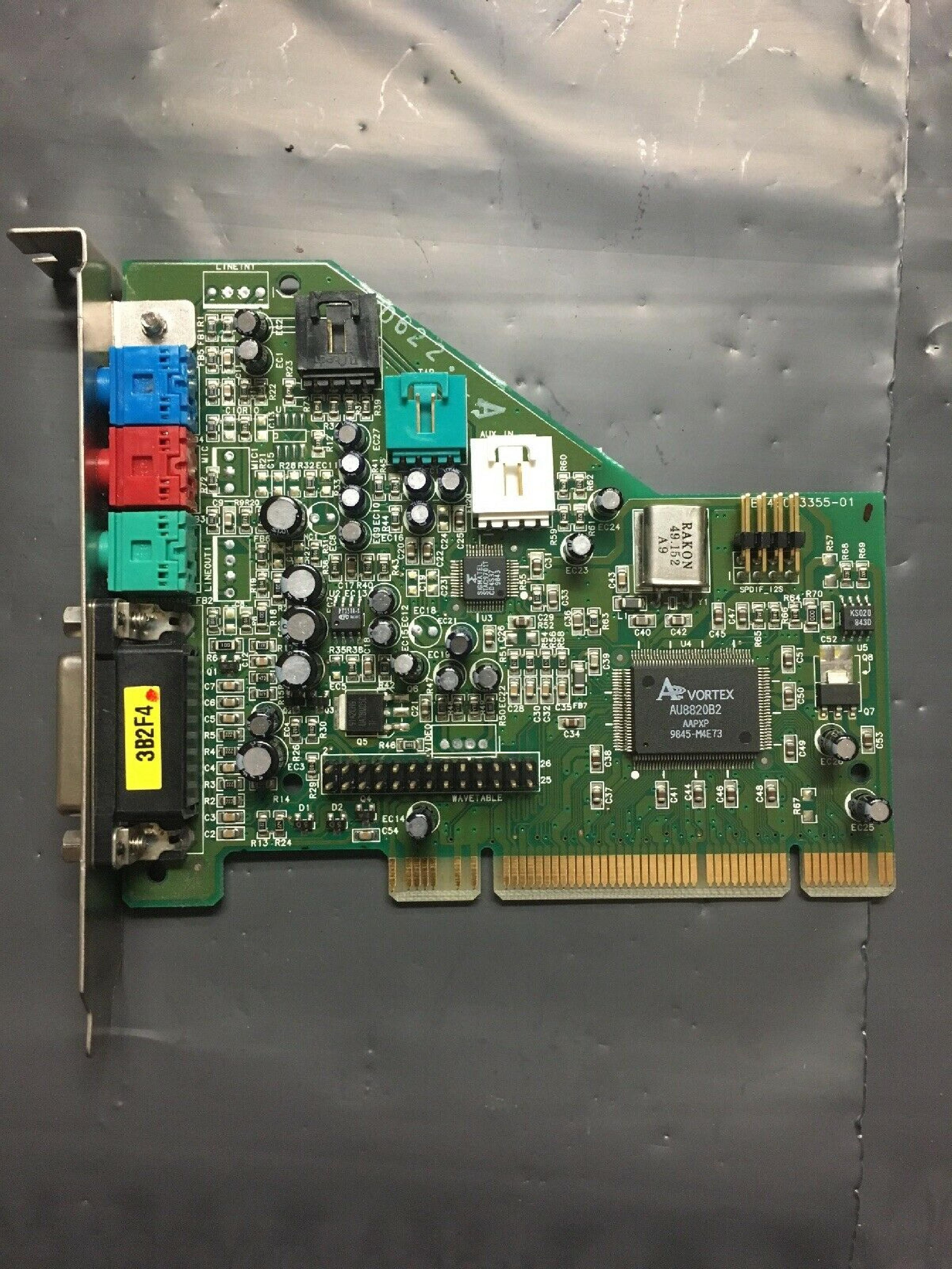 TURTLE BEACH SYSTEMS TBS400-3355-01 PCI SOUND CARD