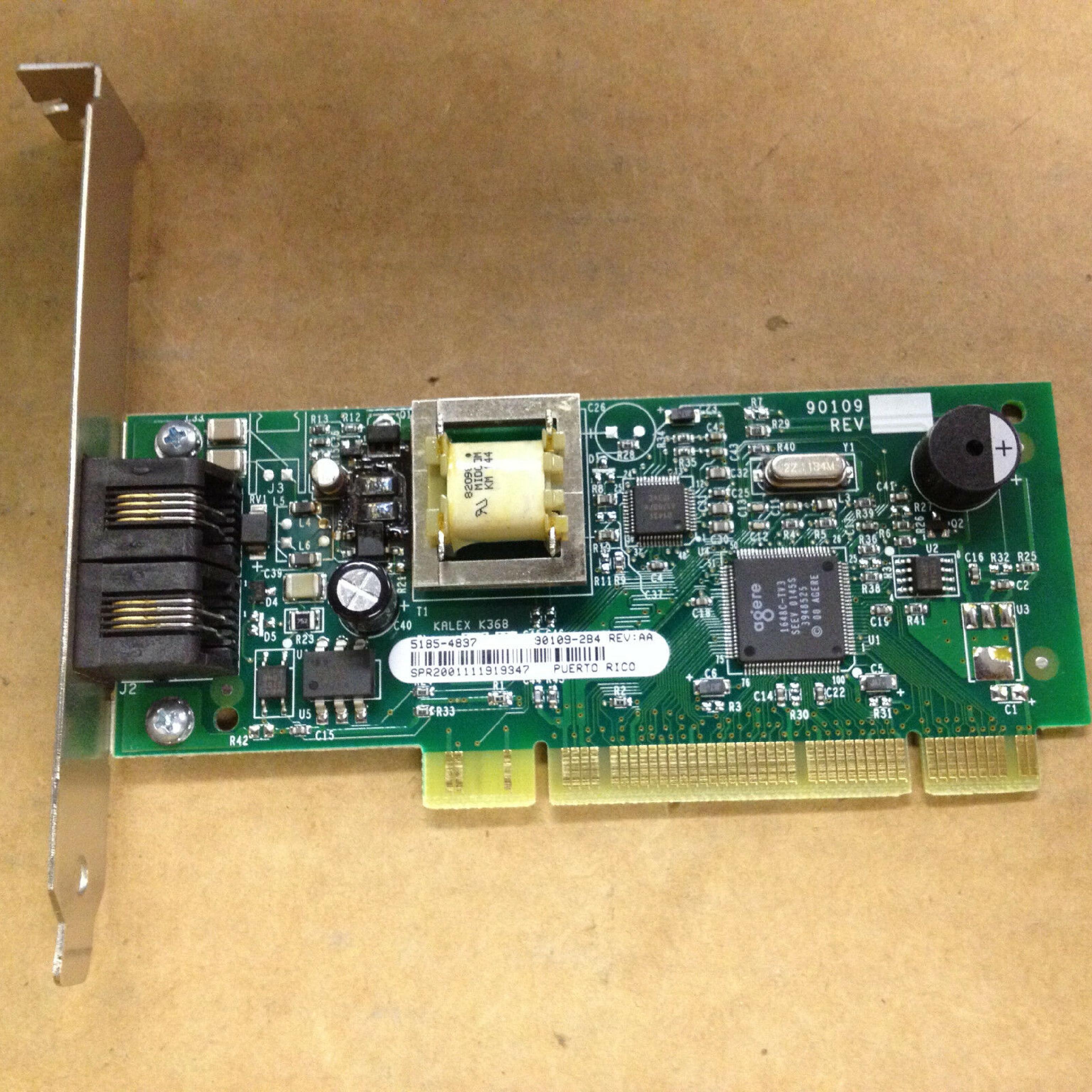 ETON / HEWLETT PACKARD / HP / AGERE 5185-2935 PCI NETWORK CARD MODEM 1648C-TV3