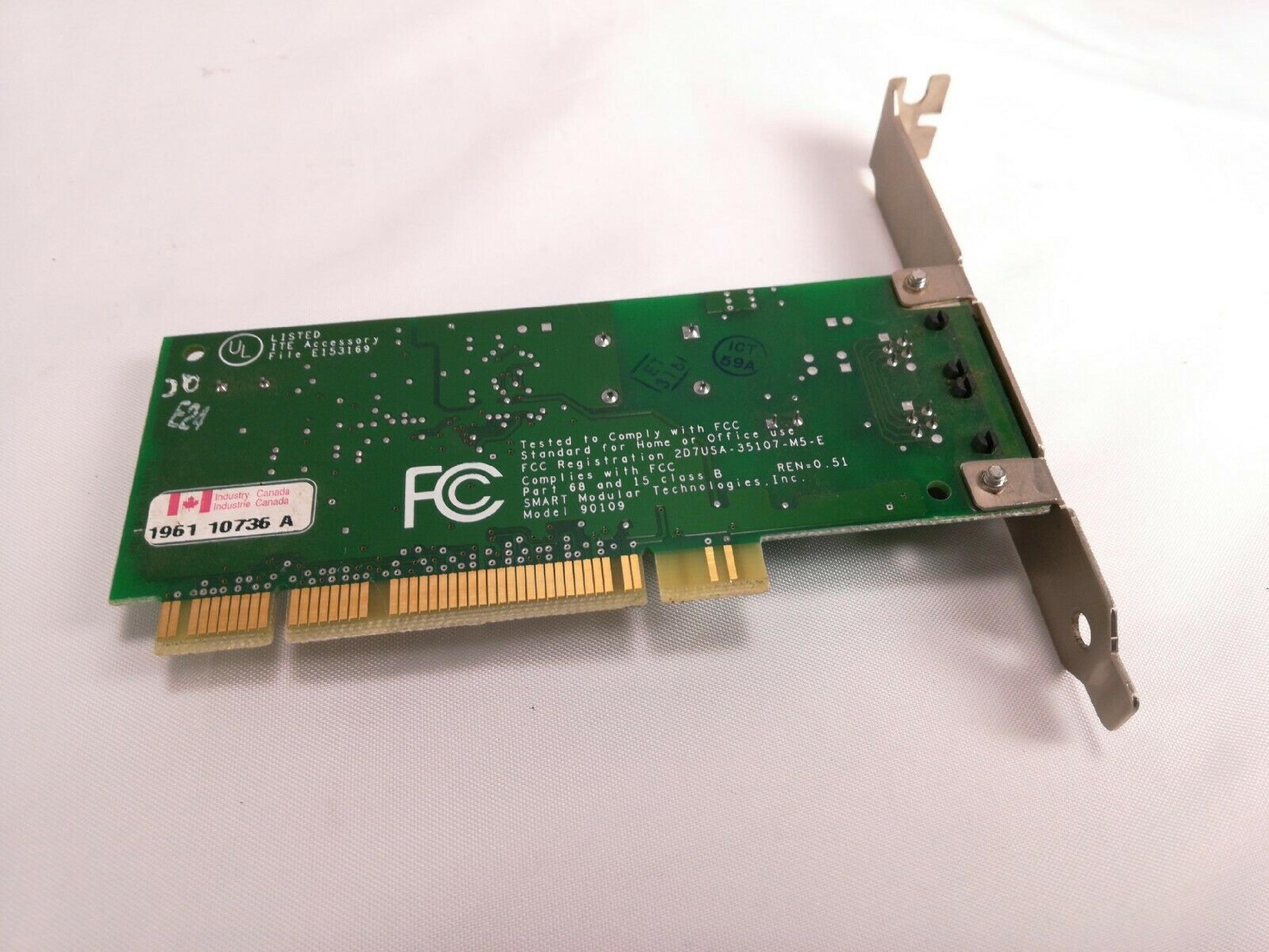 ETON / HEWLETT PACKARD / HP / AGERE 5185-2935 PCI NETWORK CARD MODEM 1648C-TV3