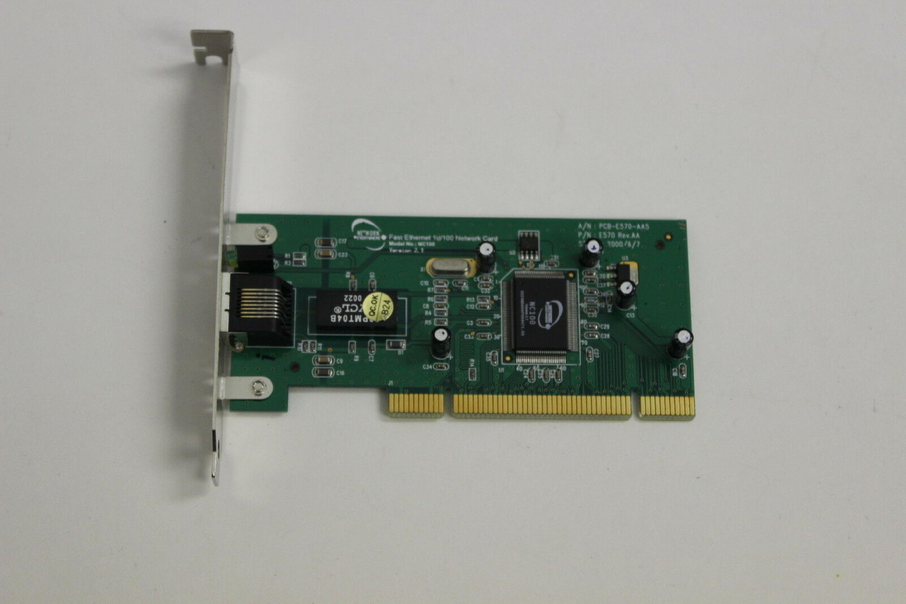 NETWORK EVERYWHERE E570 FAST ETHERNET 10/100 NETWORK CARD