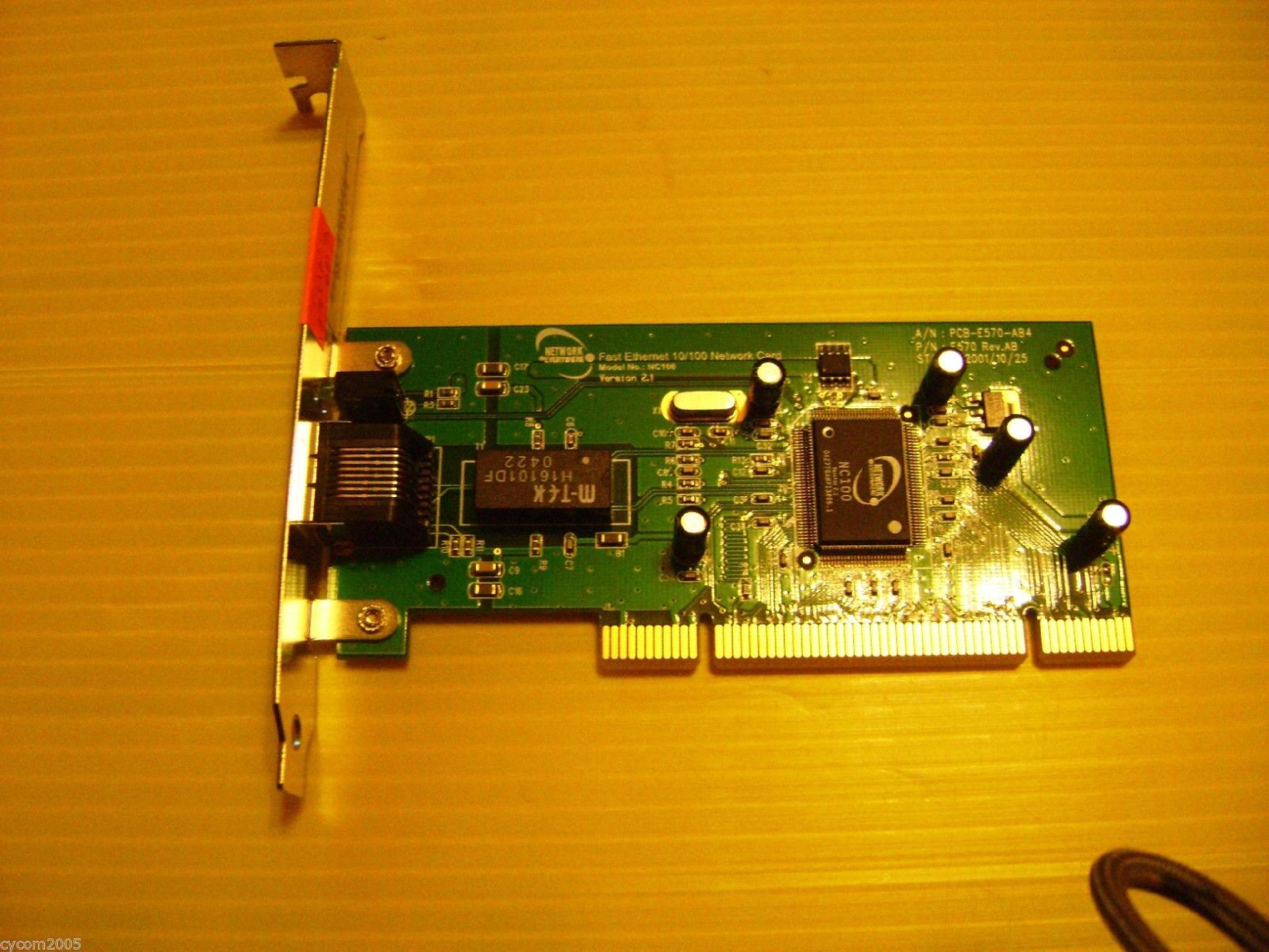 NETWORK EVERYWHERE E570 FAST ETHERNET 10/100 NETWORK CARD