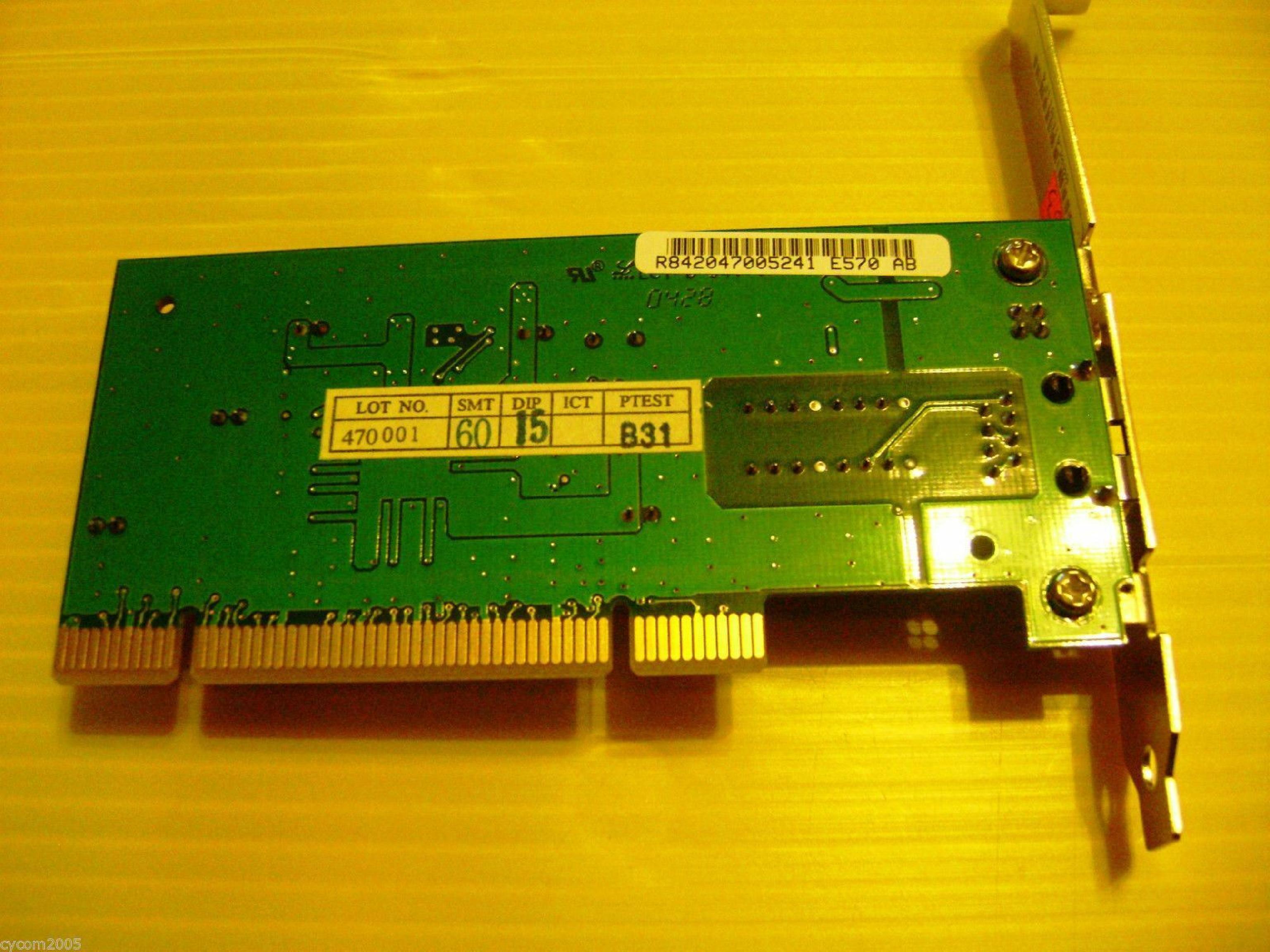 NETWORK EVERYWHERE E570 FAST ETHERNET 10/100 NETWORK CARD