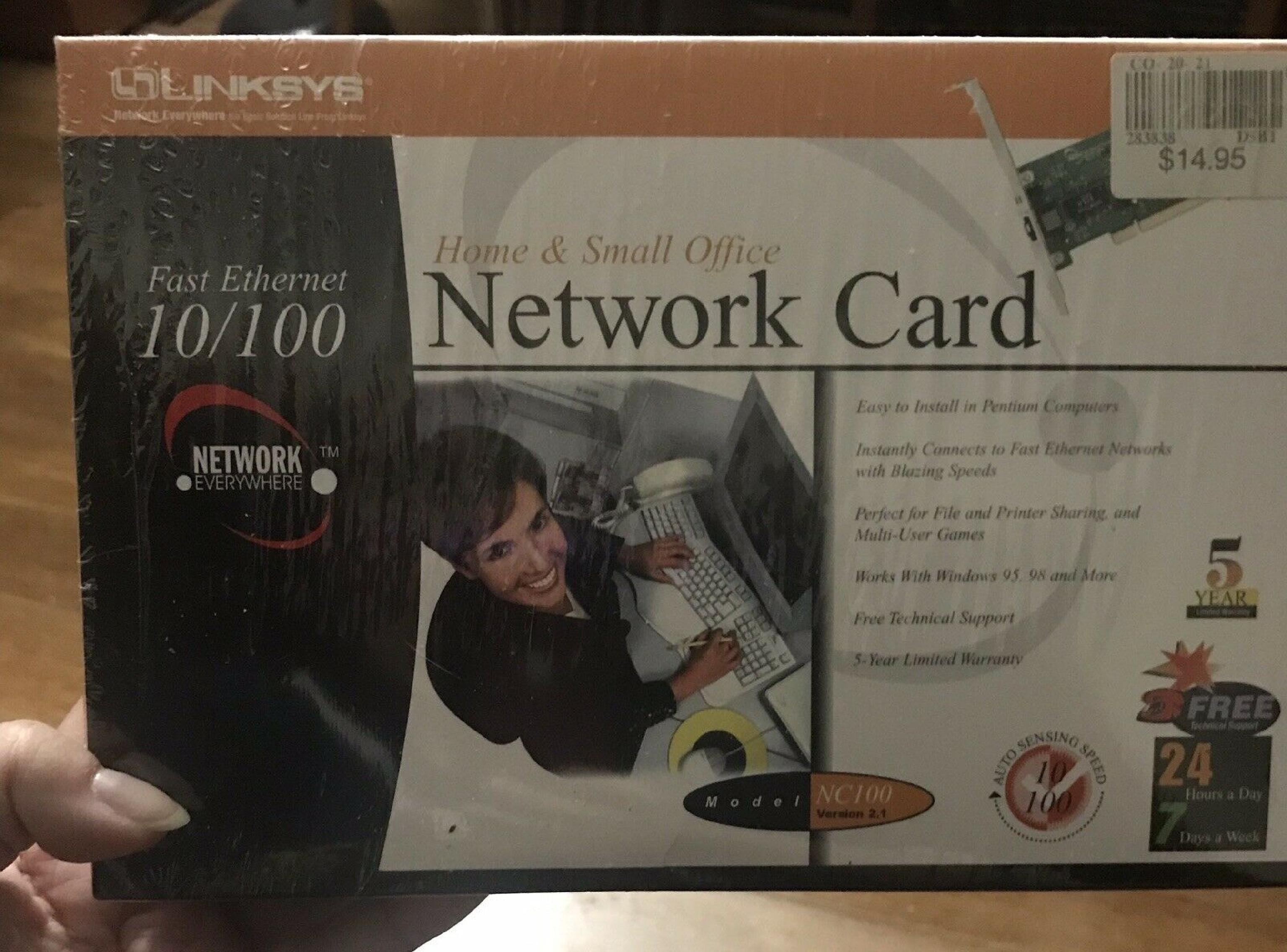 NETWORK EVERYWHERE NC100 FAST ETHERNET 10/100 NETWORK CARD