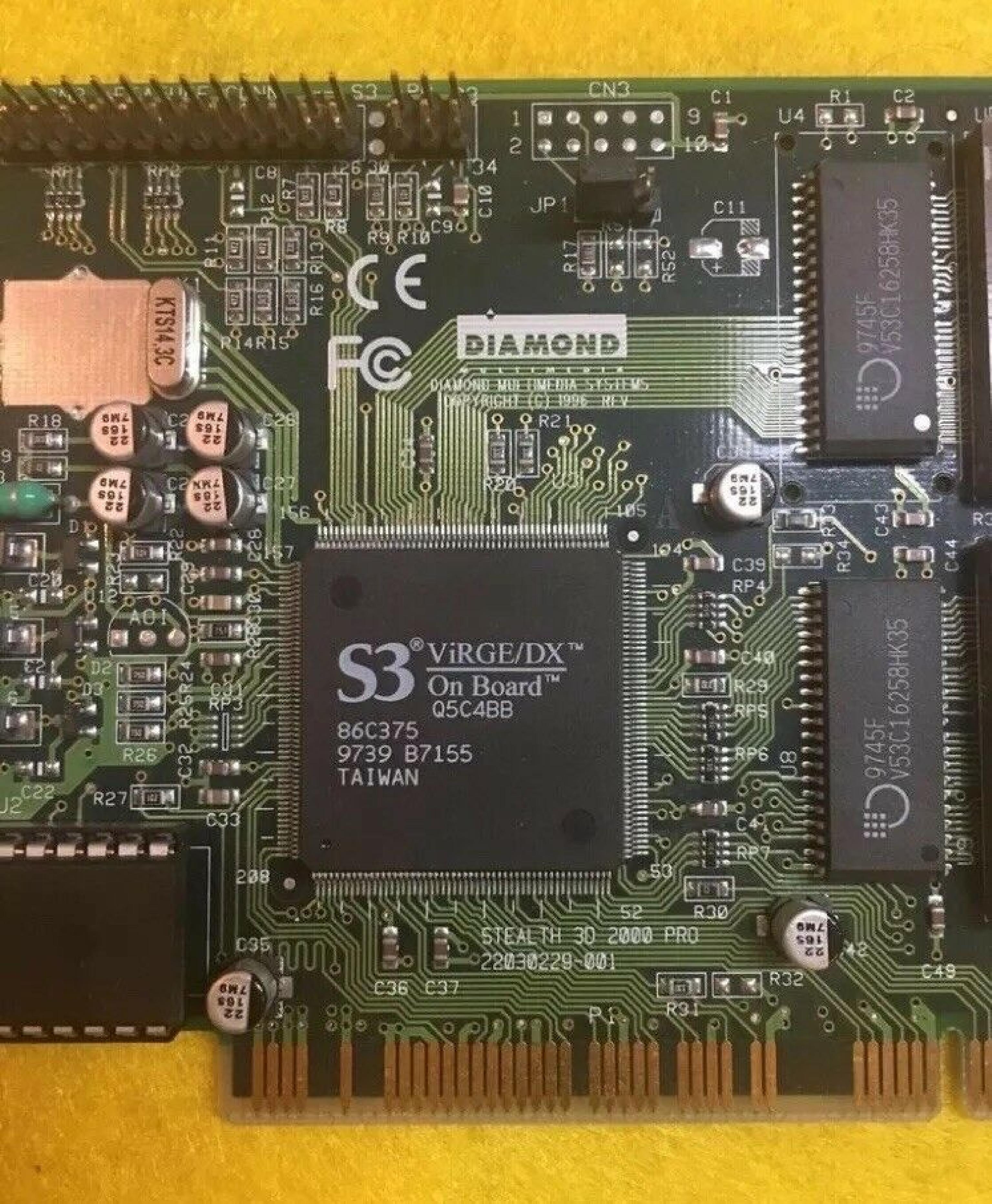 DIAMOND 22030229-001 2MB PCI VIDEO CARD WITH VGA OUTPUT